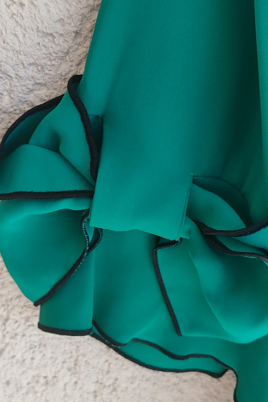 Vestido verde esmeralda Zara XS / Robe verte émeraude Zara XS / Vestito verde smeraldo XS – Zara Basic – taille XS / 34 / 6 2