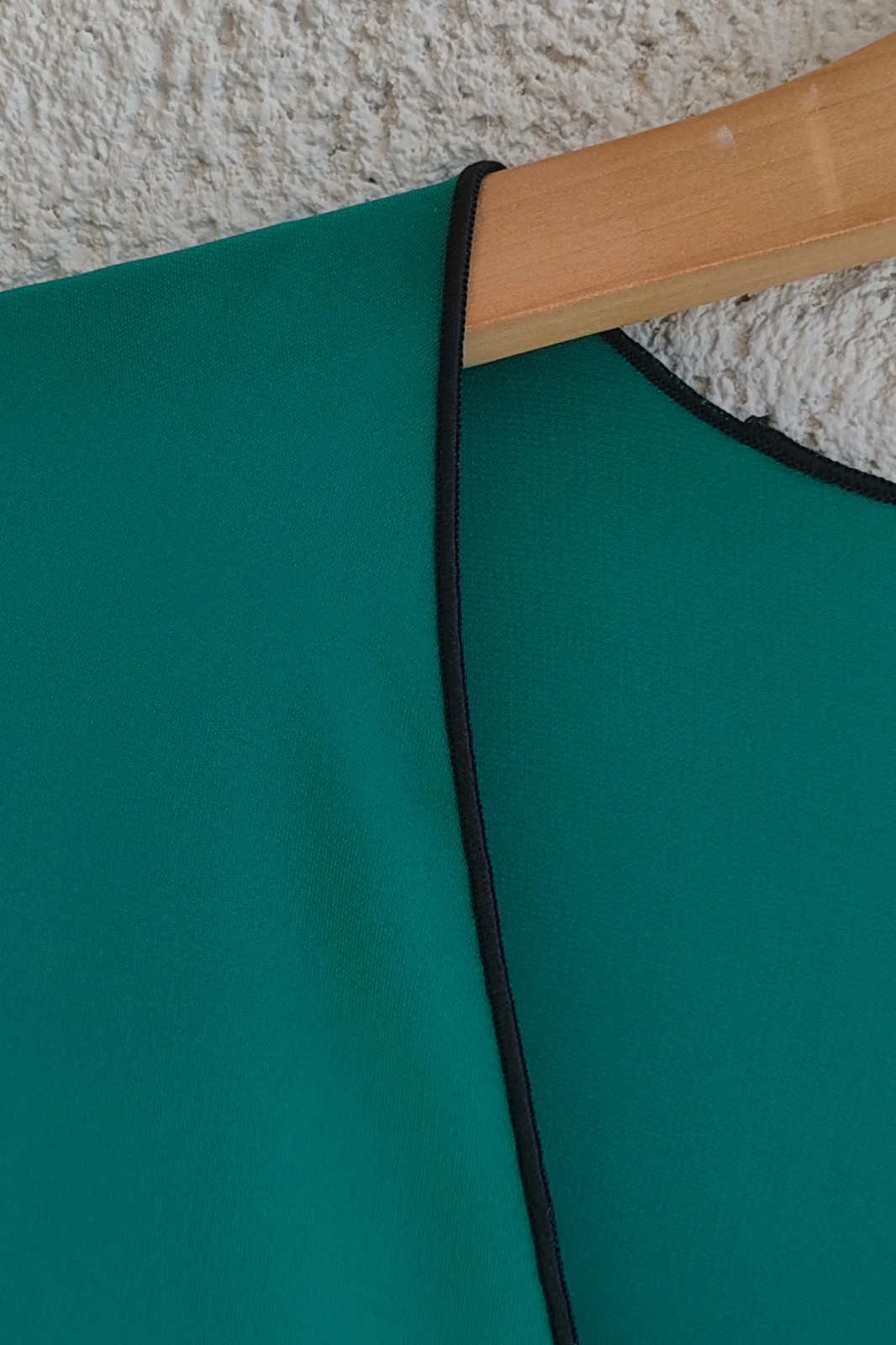 Vestido verde esmeralda Zara XS / Robe verte émeraude Zara XS / Vestito verde smeraldo XS – Zara Basic – taille XS / 34 / 6 4