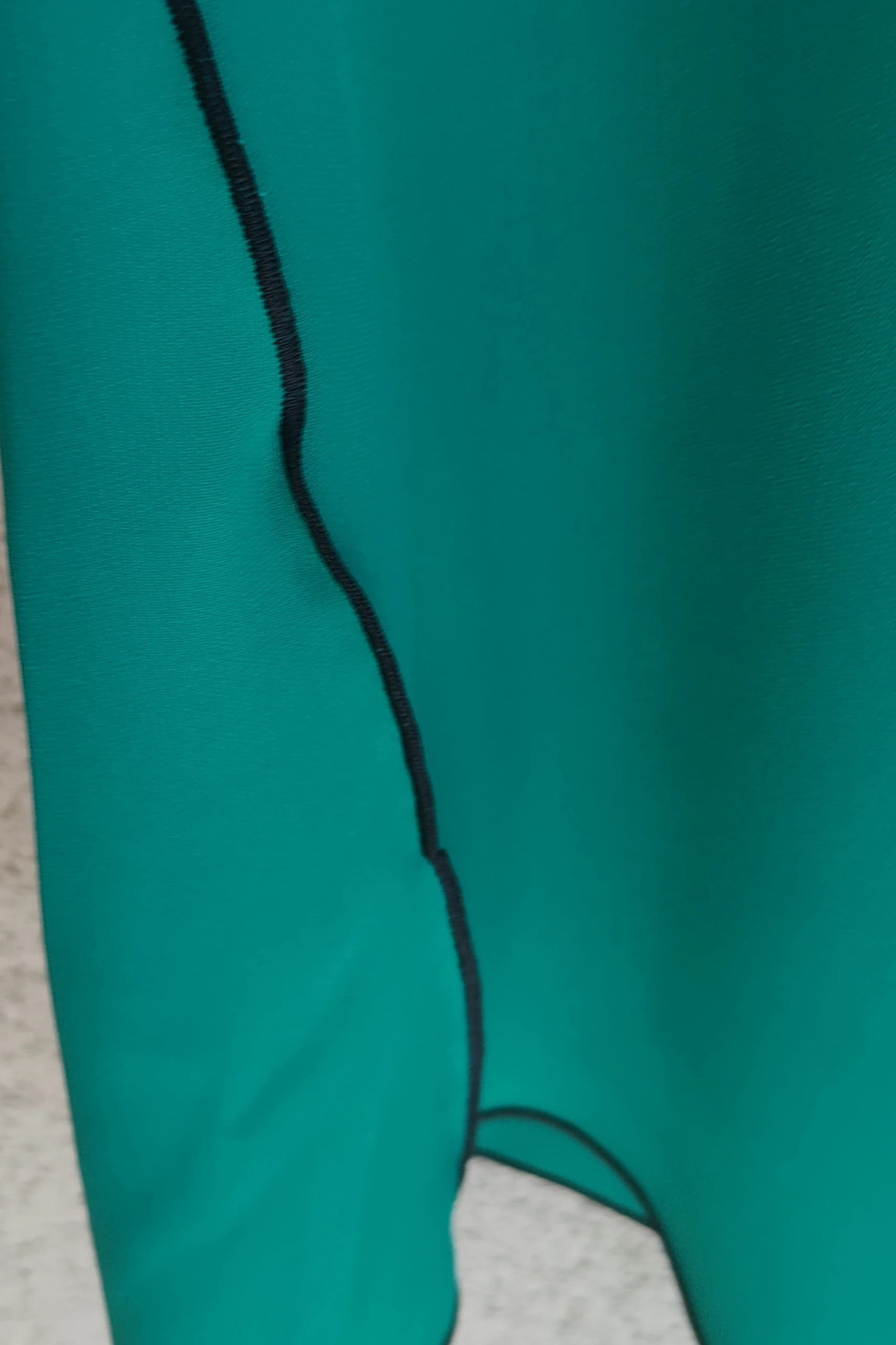Vestido verde esmeralda Zara XS / Robe verte émeraude Zara XS / Vestito verde smeraldo XS – Zara Basic – taille XS / 34 / 6 5