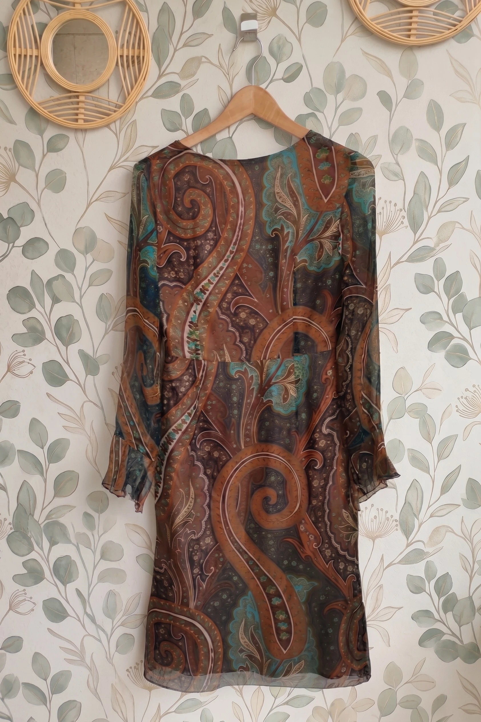 Vestido 100% seda Massimo Dutti 38 / Robe 100% soie Massimo Dutti 38 / Vestito 100% seta 38 – Massimo Dutti – taille M / 38 / 10 2