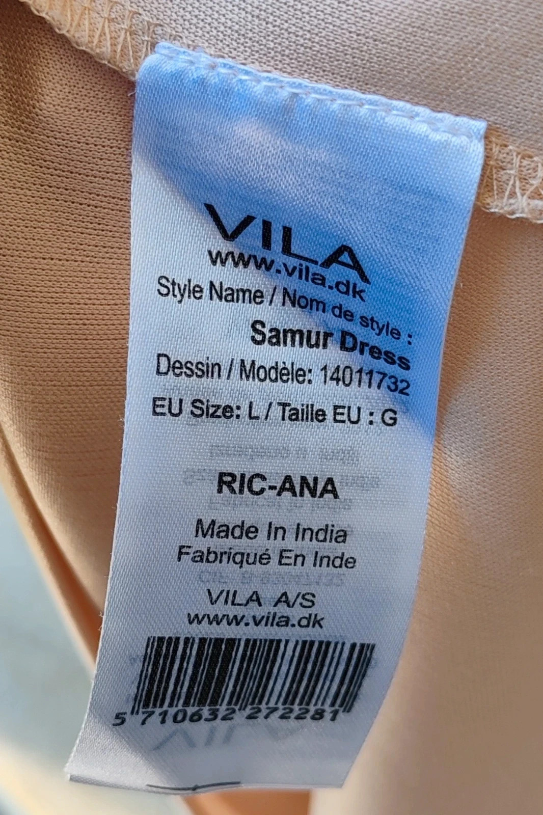 Vestido Gasa Floral Vila L / Robe Fleurie Mousseline / Floral Chiffon Dress – Vila – taille L / 40 / 12 3