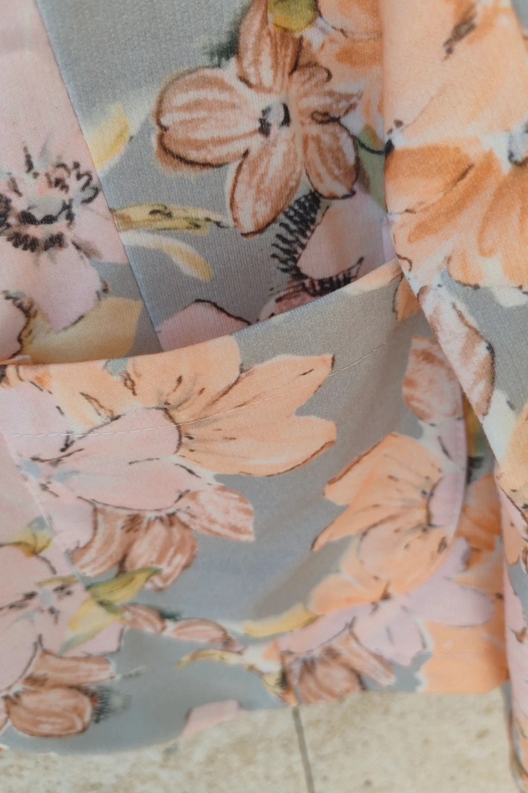 Blazer Fluido Flores Made in Italy M / Veste Légère Fleurs Rose / Italian Floral Jacket M – Made In Italy – taille M / 38 / 10 5