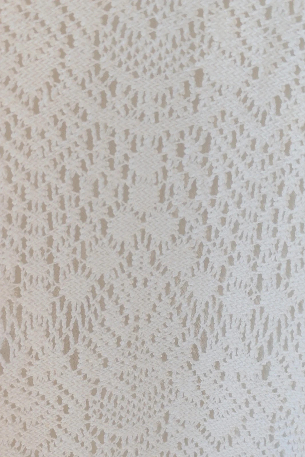 Vestido Encaje Blanco H&M S / Robe Courte Dentelle Blanche / White Boho Crochet Tunica Dress S – H&M – taille S / 36 / 8 3