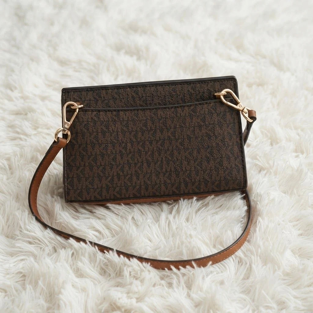 🤎 Sac Michael Kors Signature Marron – Élégant & Intemporel 🤎 – Michael Kors 3