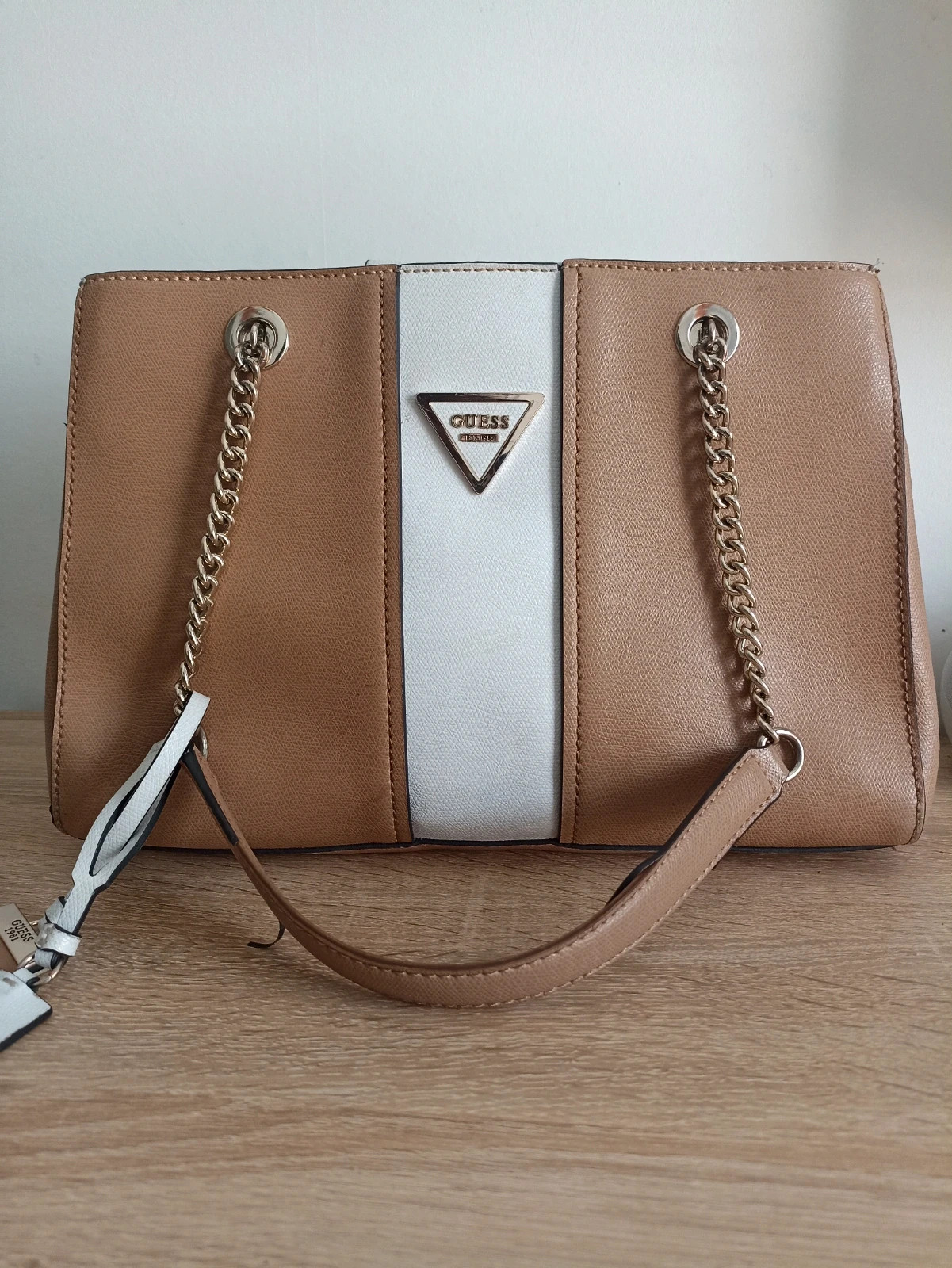 Sac à main Guess beige & blanc – Très bon état👜 – GUESS 2
