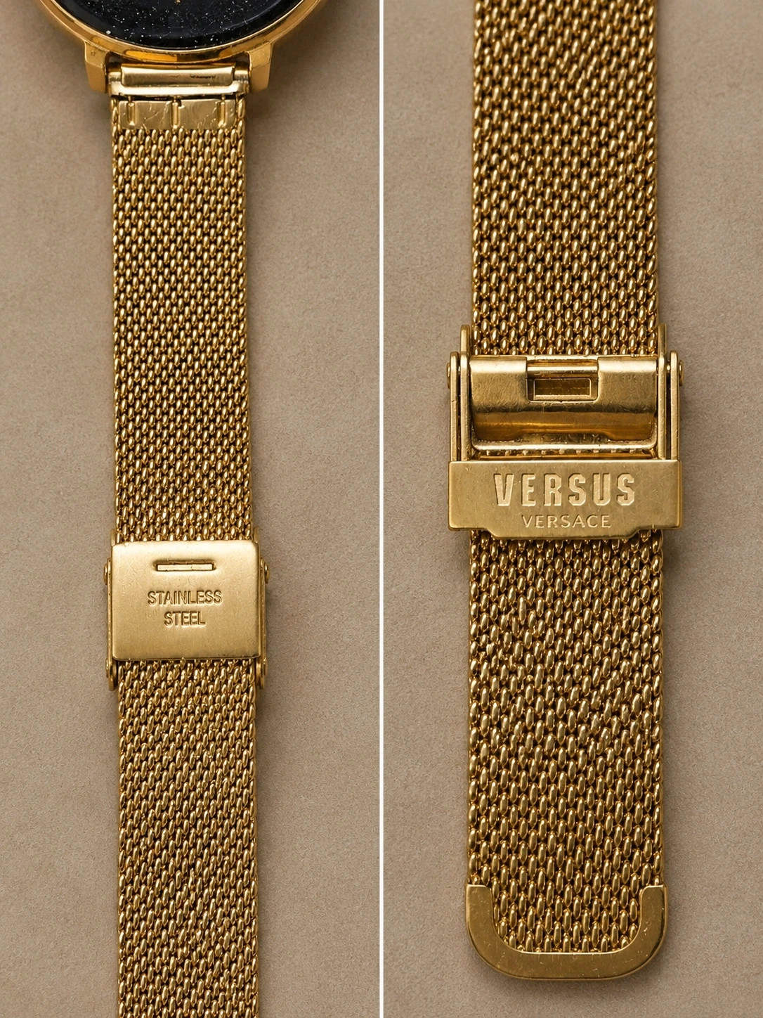 Montre Versus Versace dorée & blanche – Élégante et intemporelle – Versus Versace – taille Taille unique 4