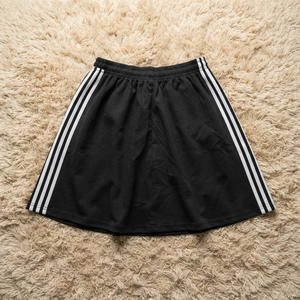 🖤 Jupe longue Adidas Originals noire 3 bandes blanches – Taille M – Rare – adidas – taille M / 38 / 10 3