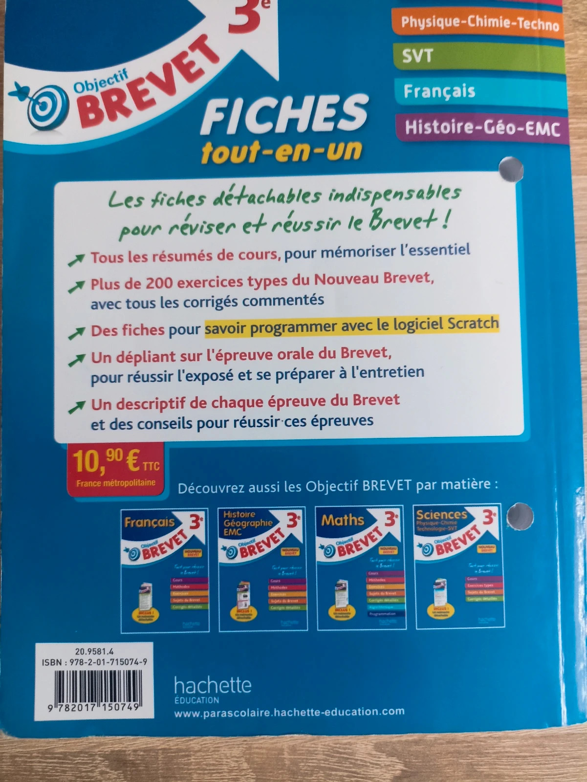 📚 Fiches détachables Tout-en-un 3e – Objectif Brevet 5