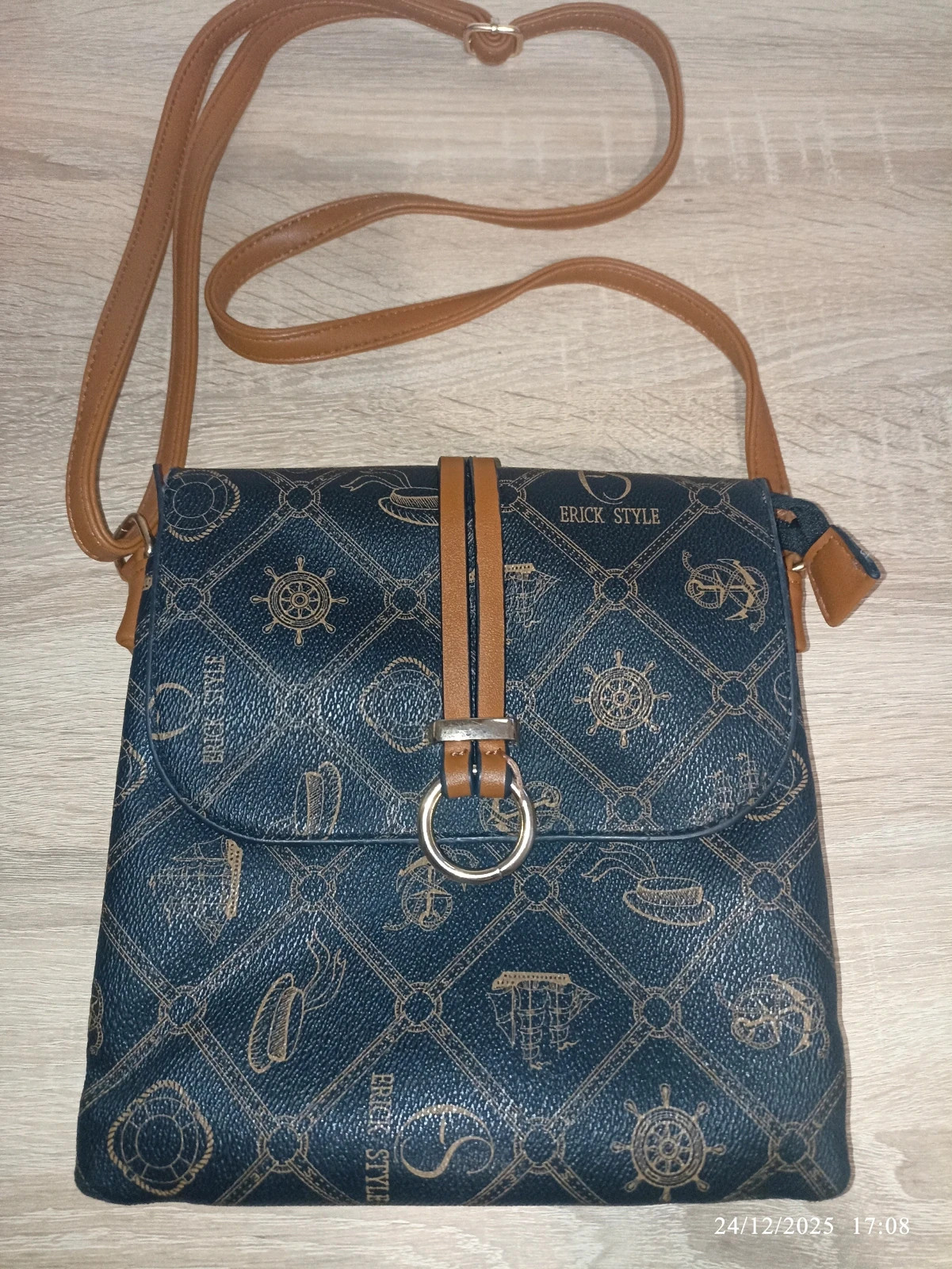 👜 Sac bandoulière Erick Style Noir et Marron – Erick style 2