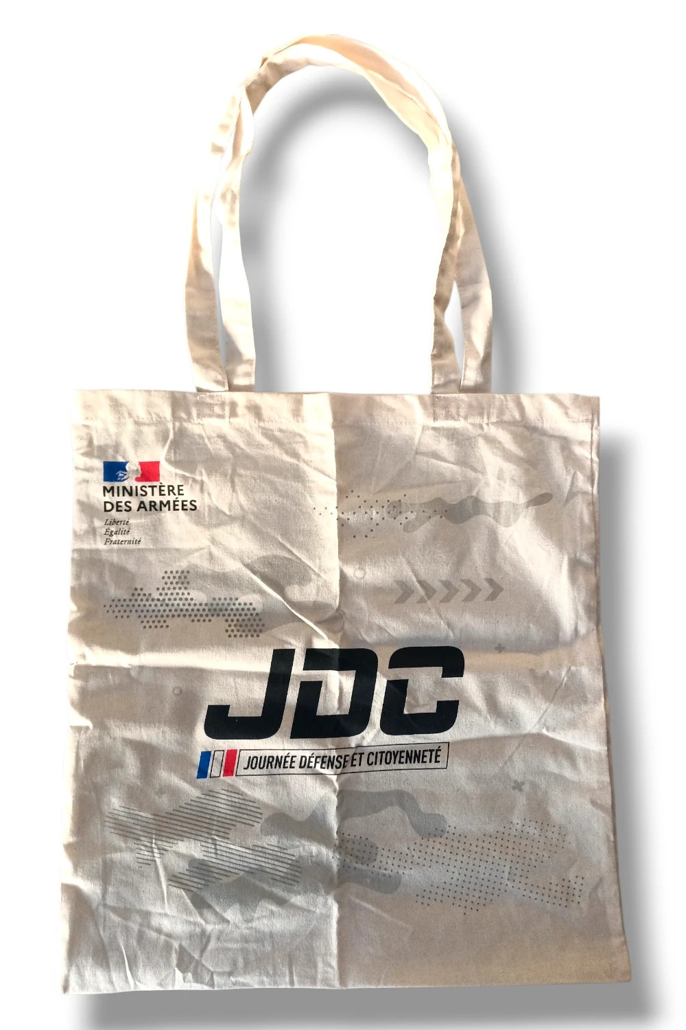 Tote Bag JDC – Journée Défense et Citoyenneté – Beige 🇫🇷 – JDC 2