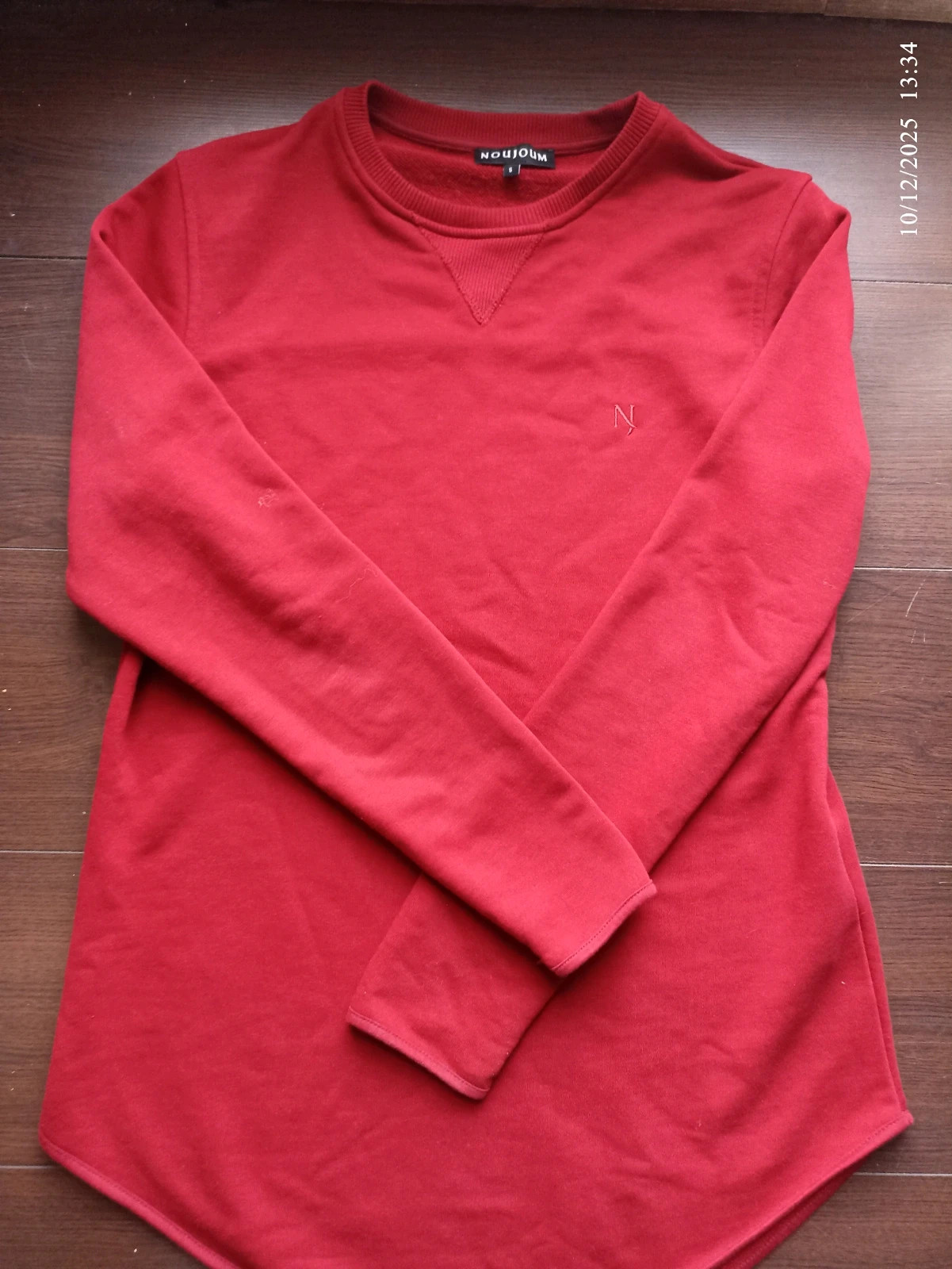 🔴👕 Pull Homme Noujoum Rouge – Taille S – Excellent état – noujoum – taille S 2