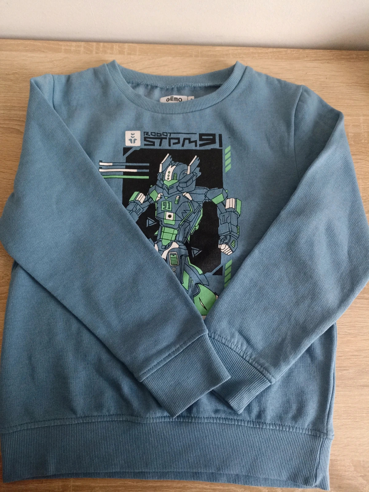 👕🤖 Pull enfant Gémo – Bleu – 8 ans 🤖👕 – Gémo – taille 8 ans / 128 cm 2