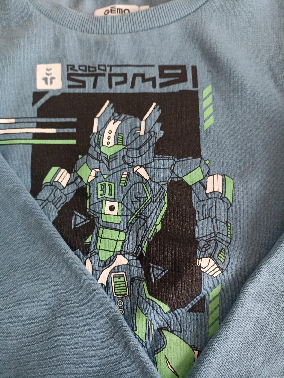👕🤖 Pull enfant Gémo – Bleu – 8 ans 🤖👕 – Gémo – taille 8 ans / 128 cm 4