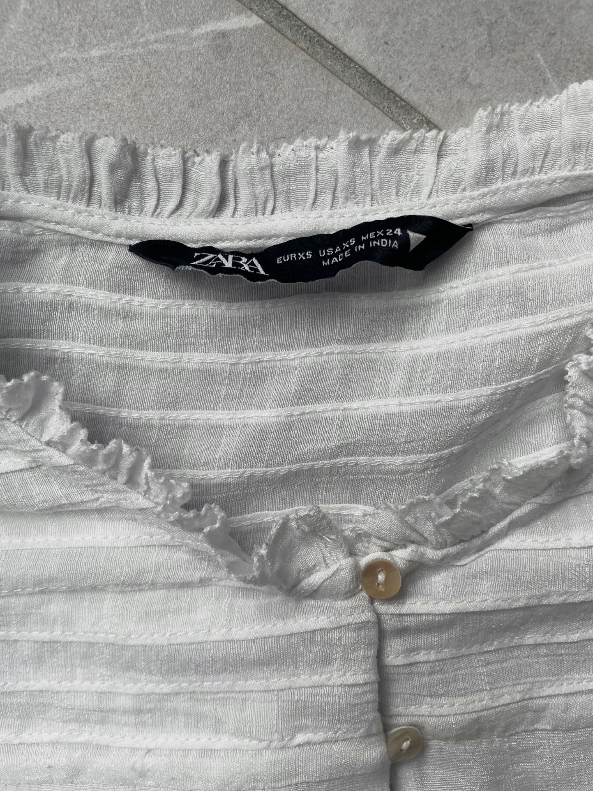 Blouse blanche Zara - XS  – Zara – taille XS 7