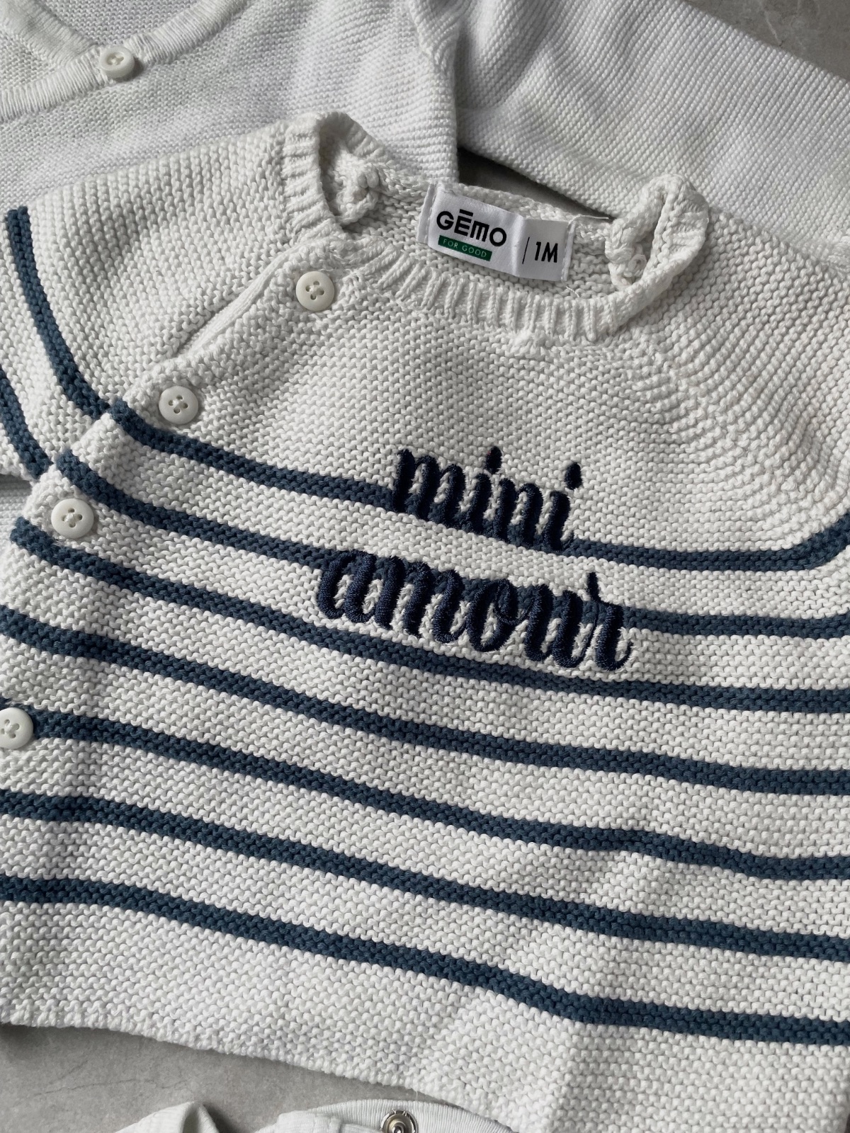 Lot de pyjamas/bodies/brassière 1 mois – Gémo – taille 3 mois 2