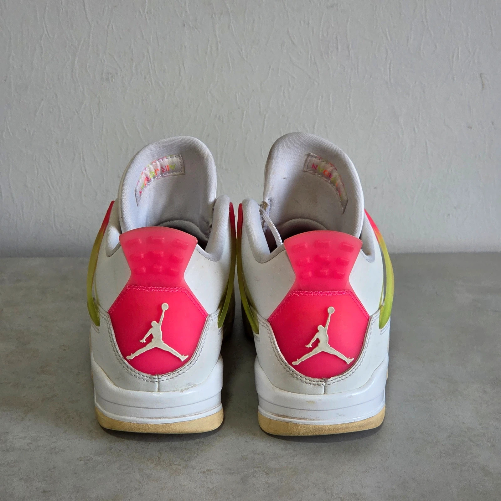 Sneakers basket air Jordan 4 retro GS lemon venom taille 37,5 – Jordan – taille 37.5 3