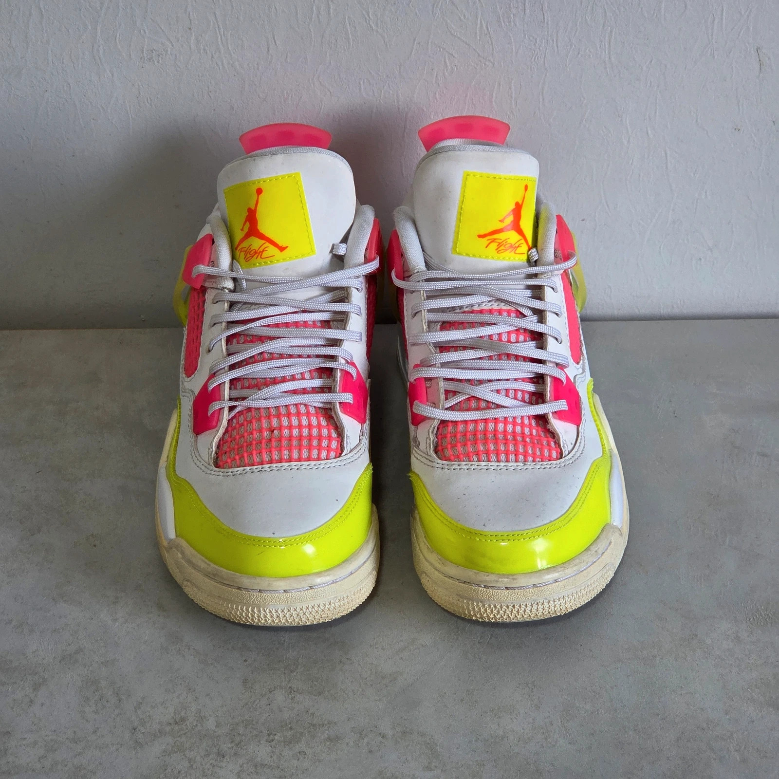 Sneakers basket air Jordan 4 retro GS lemon venom taille 37,5 – Jordan – taille 37.5 5