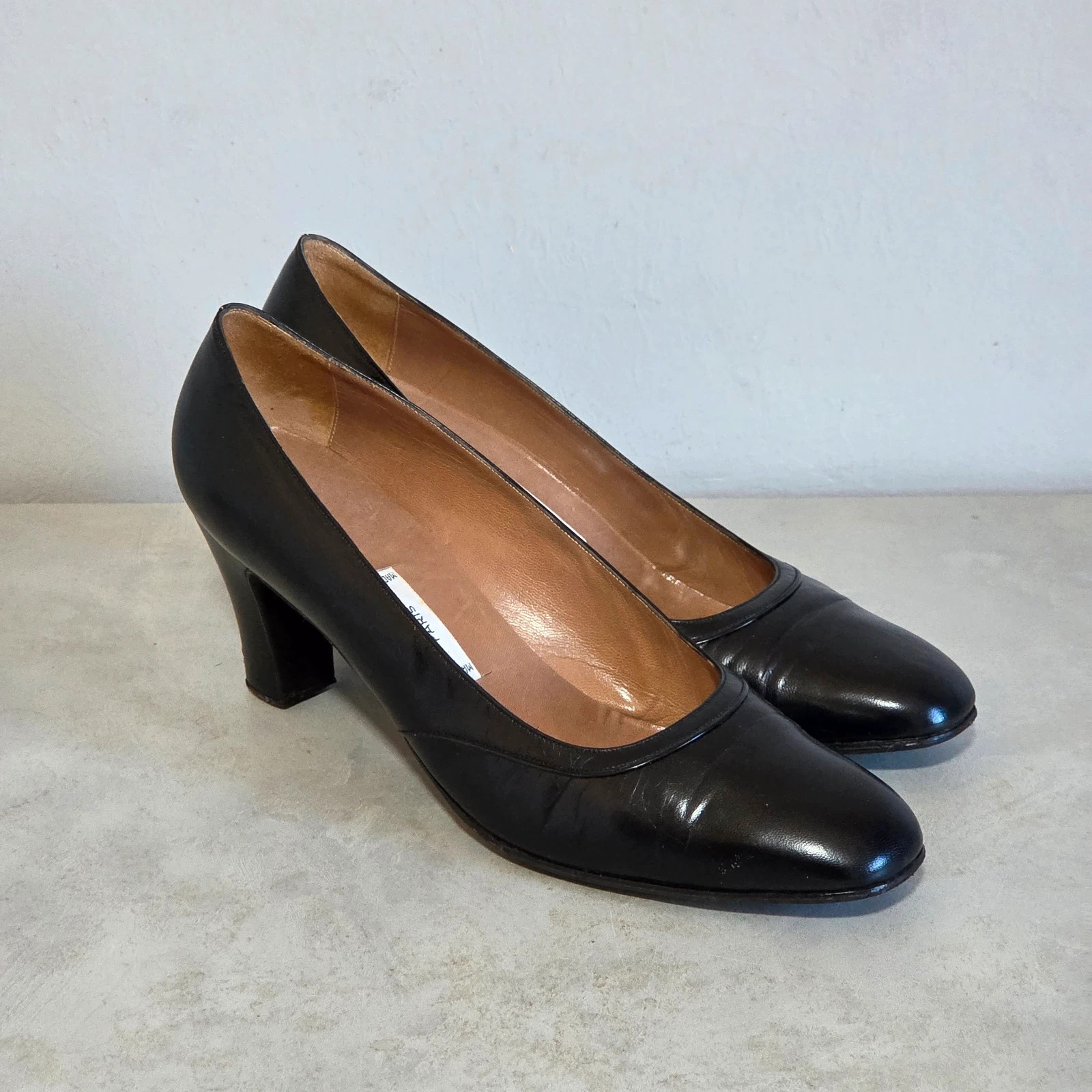 Sandale escarpins chaussures a talons CELINE taille 37 cuir noir – CELINE – taille 37 3