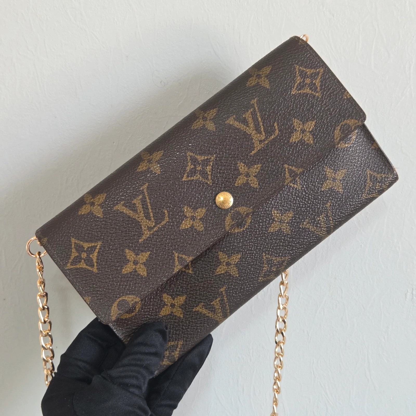 Porte monnaie porte feuille wallet on chain porte carte sac a main louis vuitton sarah vintage – Louis Vuitton 4