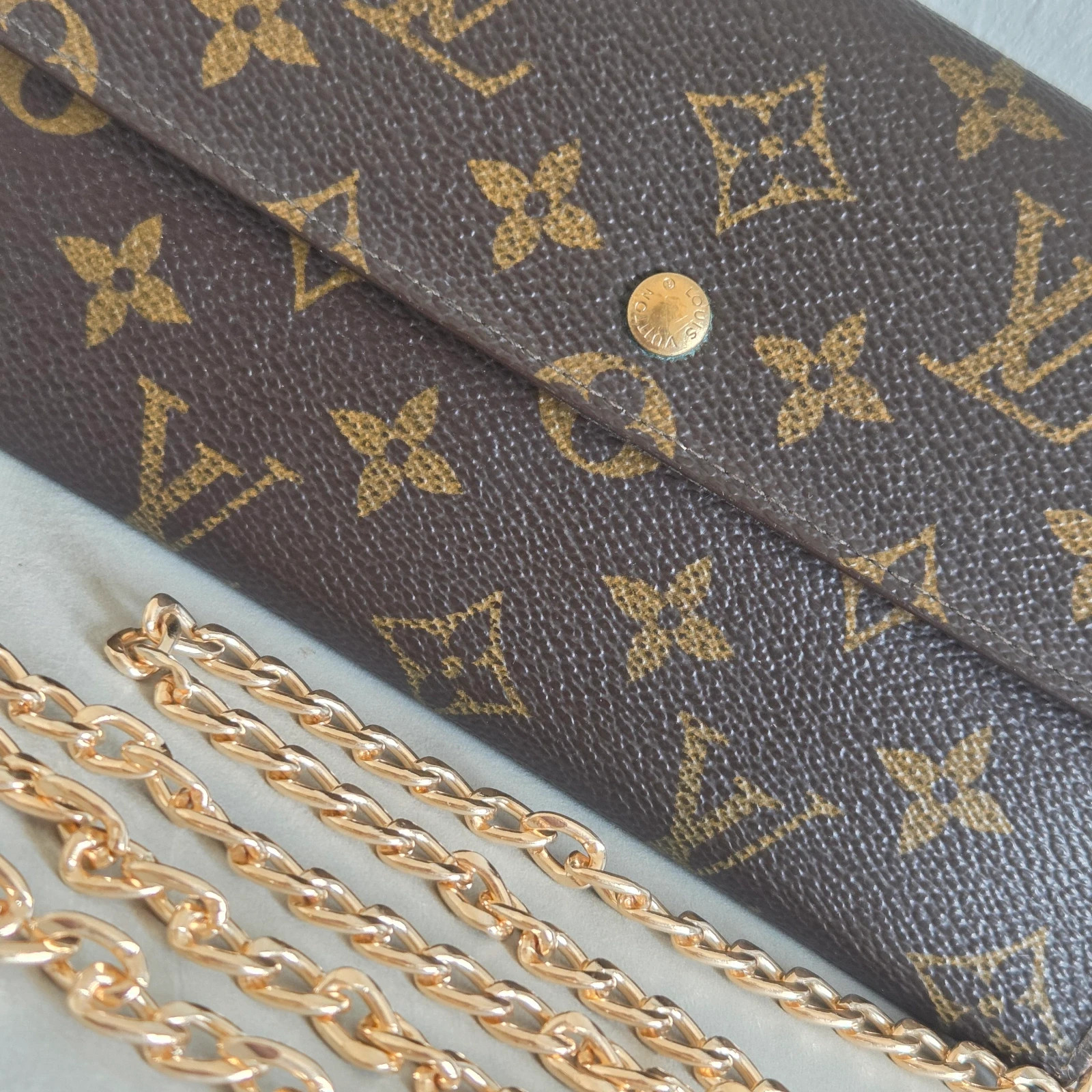 Porte monnaie porte feuille wallet on chain porte carte sac a main louis vuitton sarah vintage – Louis Vuitton 5