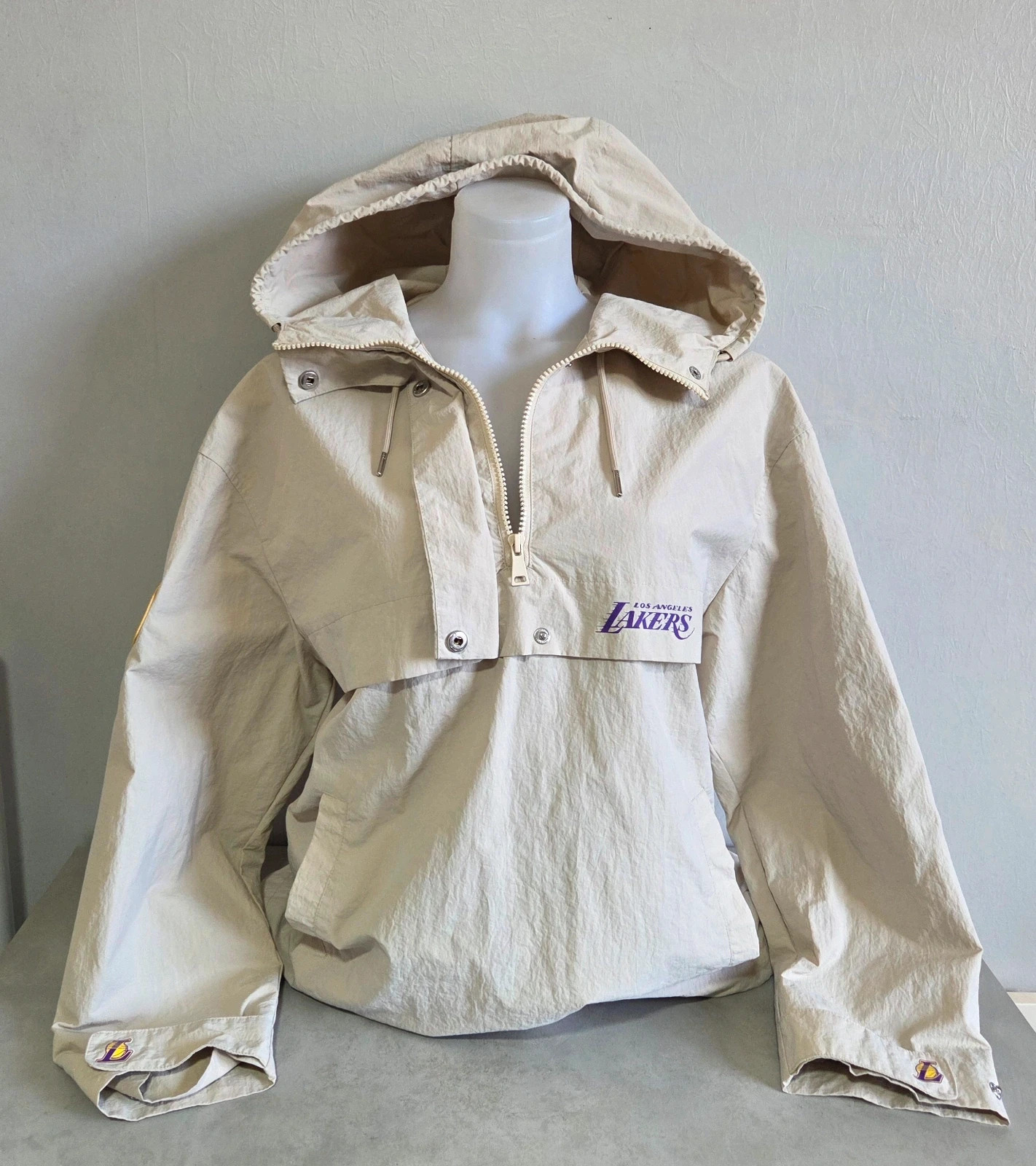Veste Capuche col zippé camionneur coupe vent NBA los Angeles lakers – NBA – taille S / 36 / 8 3