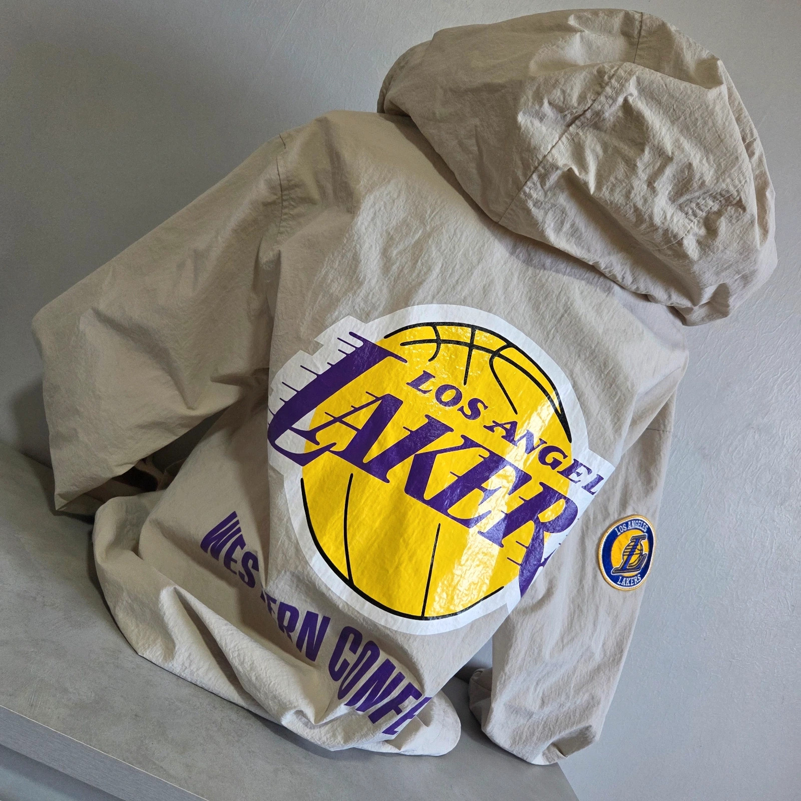 Veste Capuche col zippé camionneur coupe vent NBA los Angeles lakers – NBA – taille S / 36 / 8 2