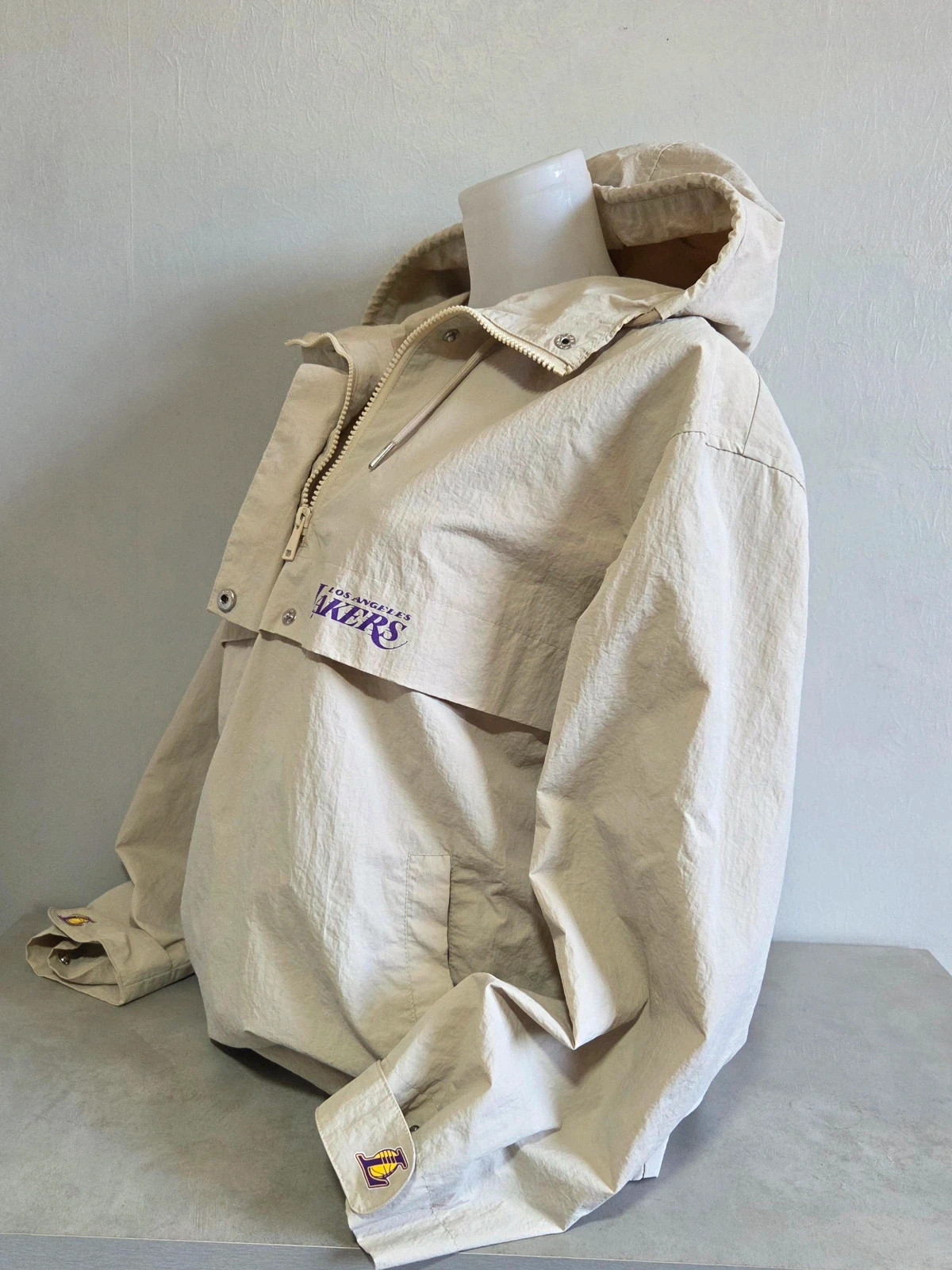 Veste Capuche col zippé camionneur coupe vent NBA los Angeles lakers – NBA – taille S / 36 / 8 5