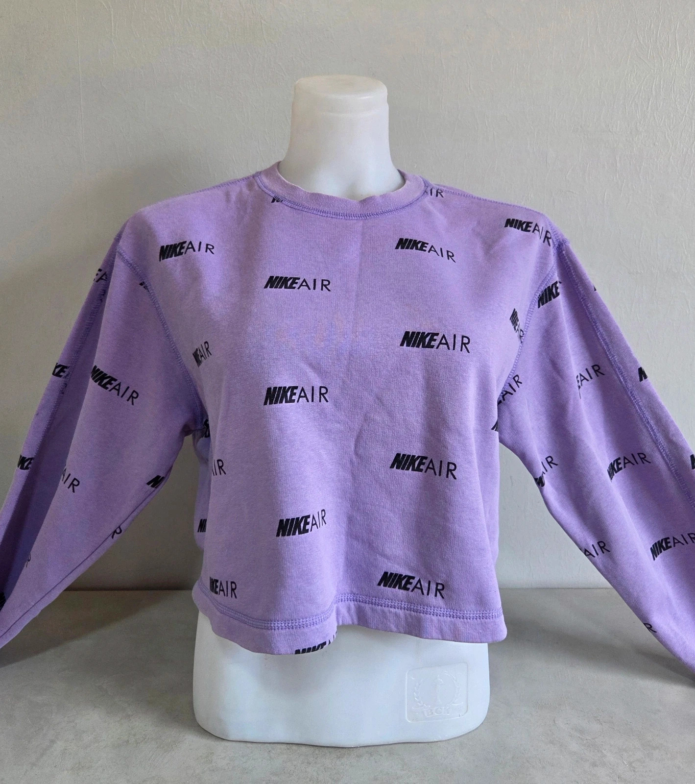 Pull sweat woody sweat-shirt nike court crop top violet lila taille S oversize large loose – Nike – taille S / 36 / 8 2