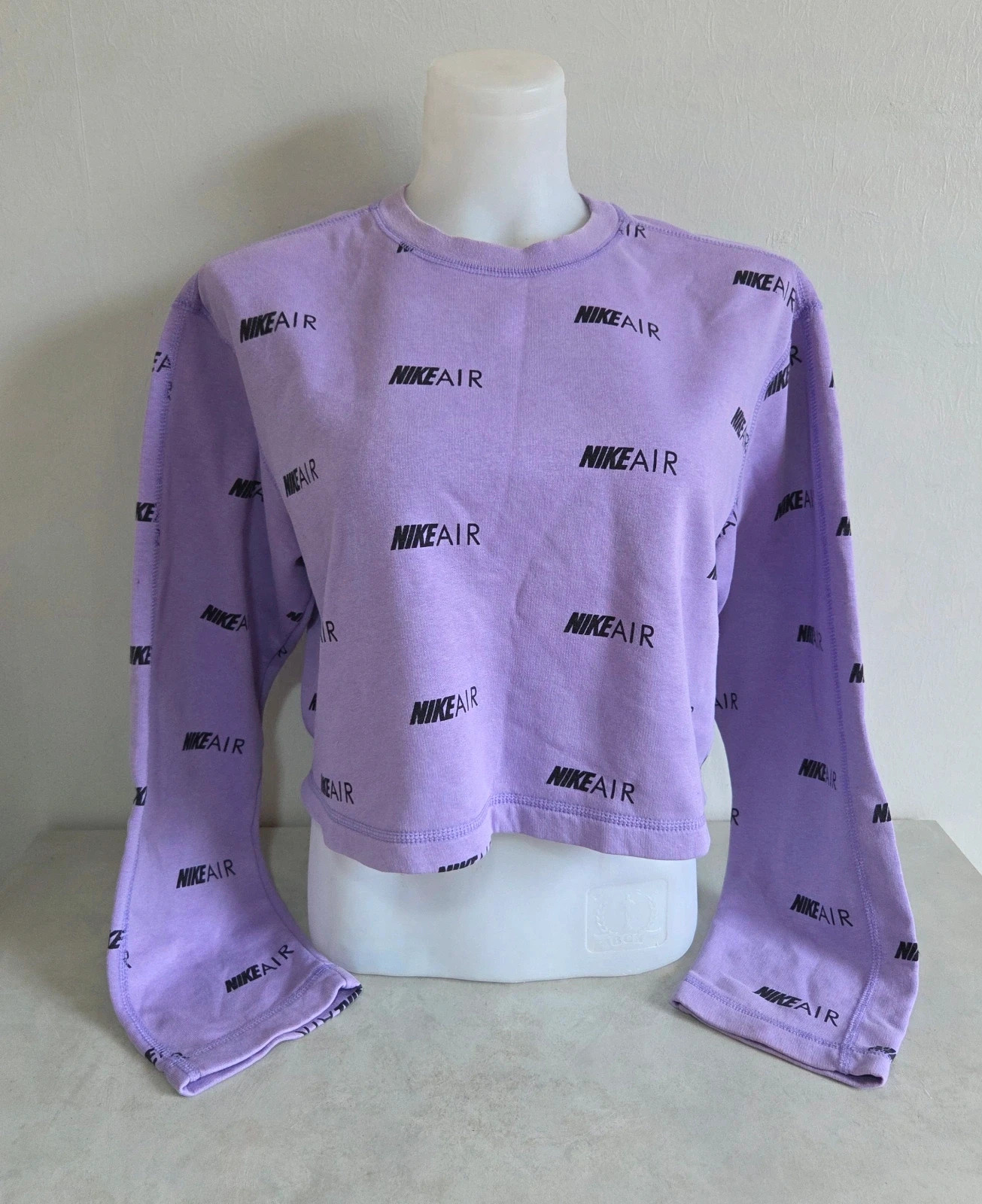 Pull sweat woody sweat-shirt nike court crop top violet lila taille S oversize large loose – Nike – taille S / 36 / 8