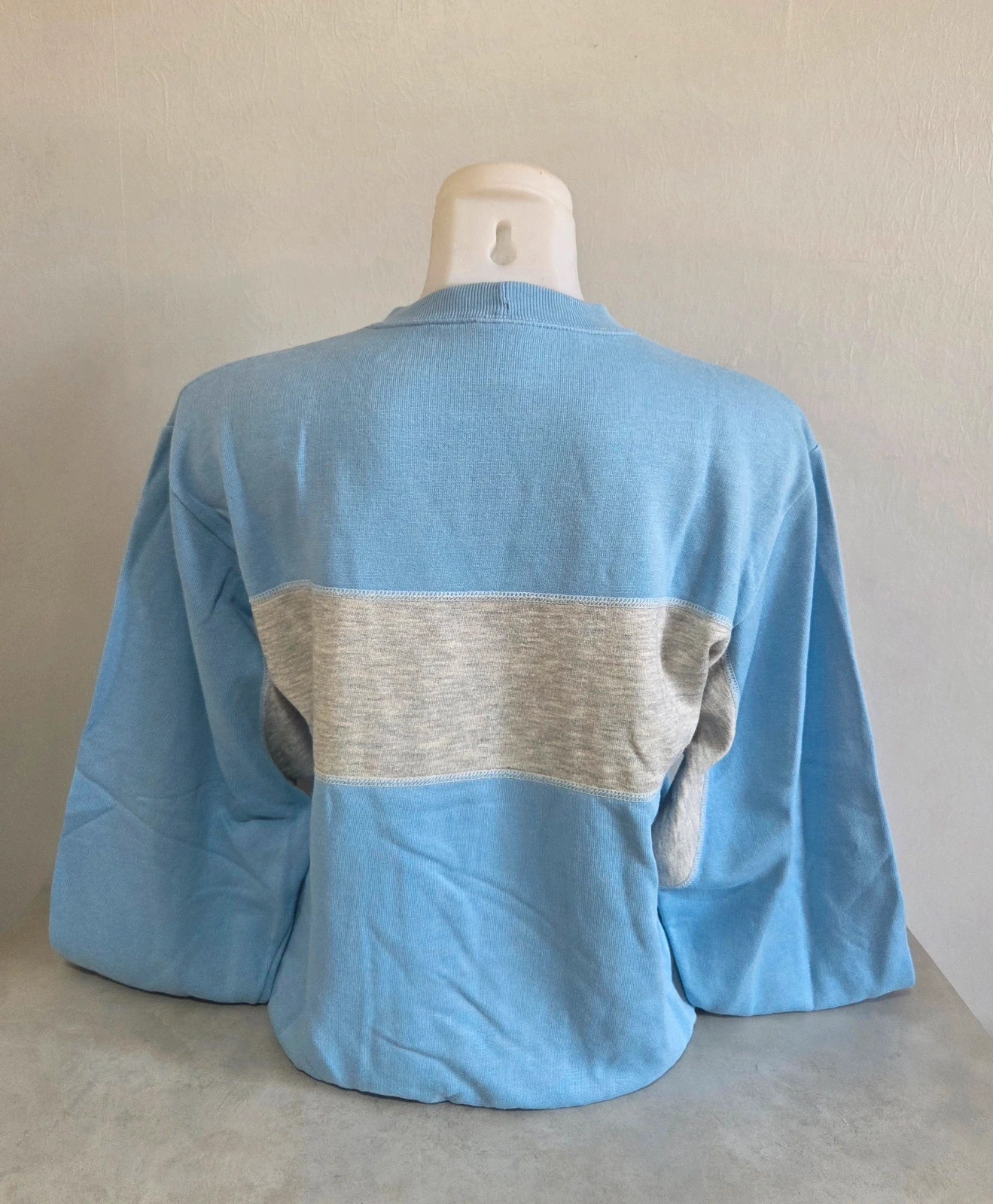 Pull sweat woody sweat-shirt vintage nike usa taille S/M bleu gris – Nike – taille S 5