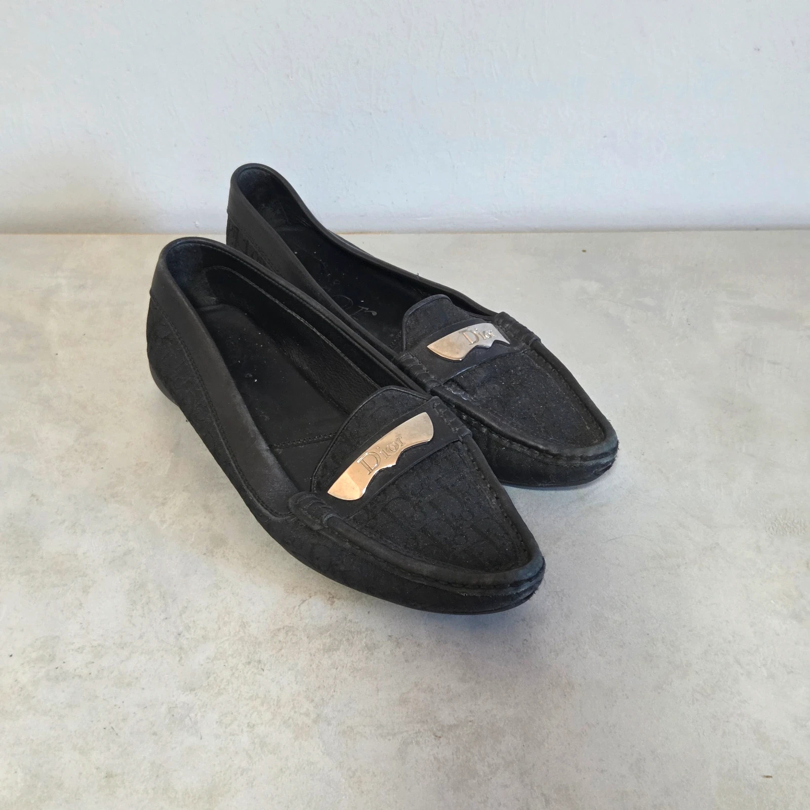 Chaussures été mocassin ballerines espadrilles sandale mule dior vintage taille 37,5