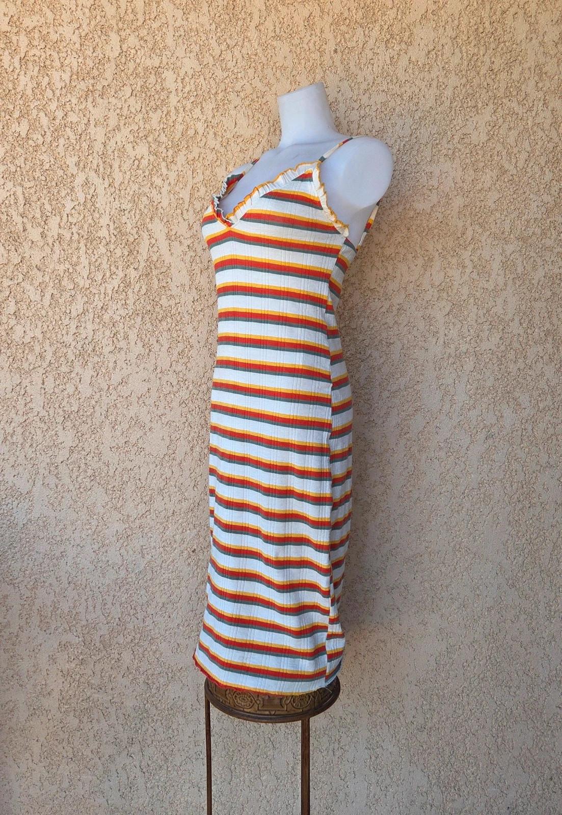 Robe a bretelles zara taille S motif rayures – Zara – taille S / 36 / 8 2