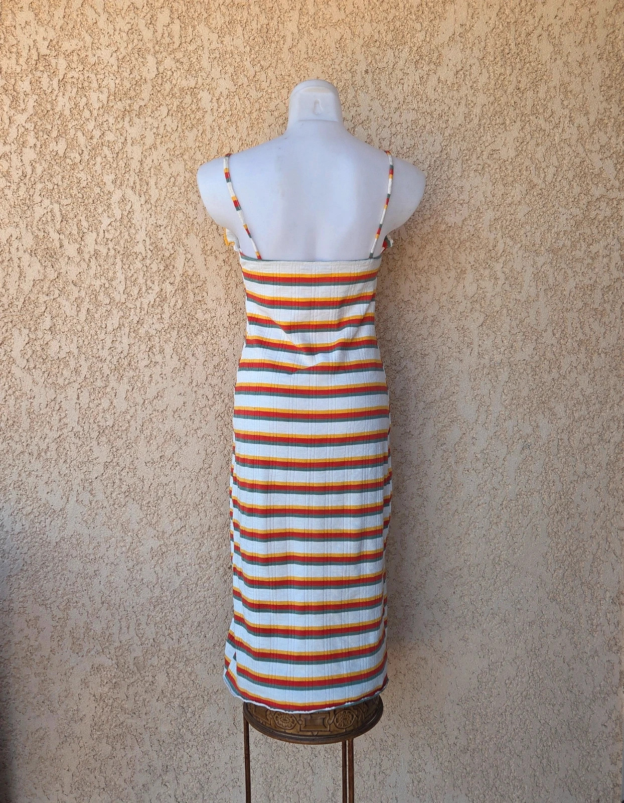 Robe a bretelles zara taille S motif rayures – Zara – taille S / 36 / 8 3