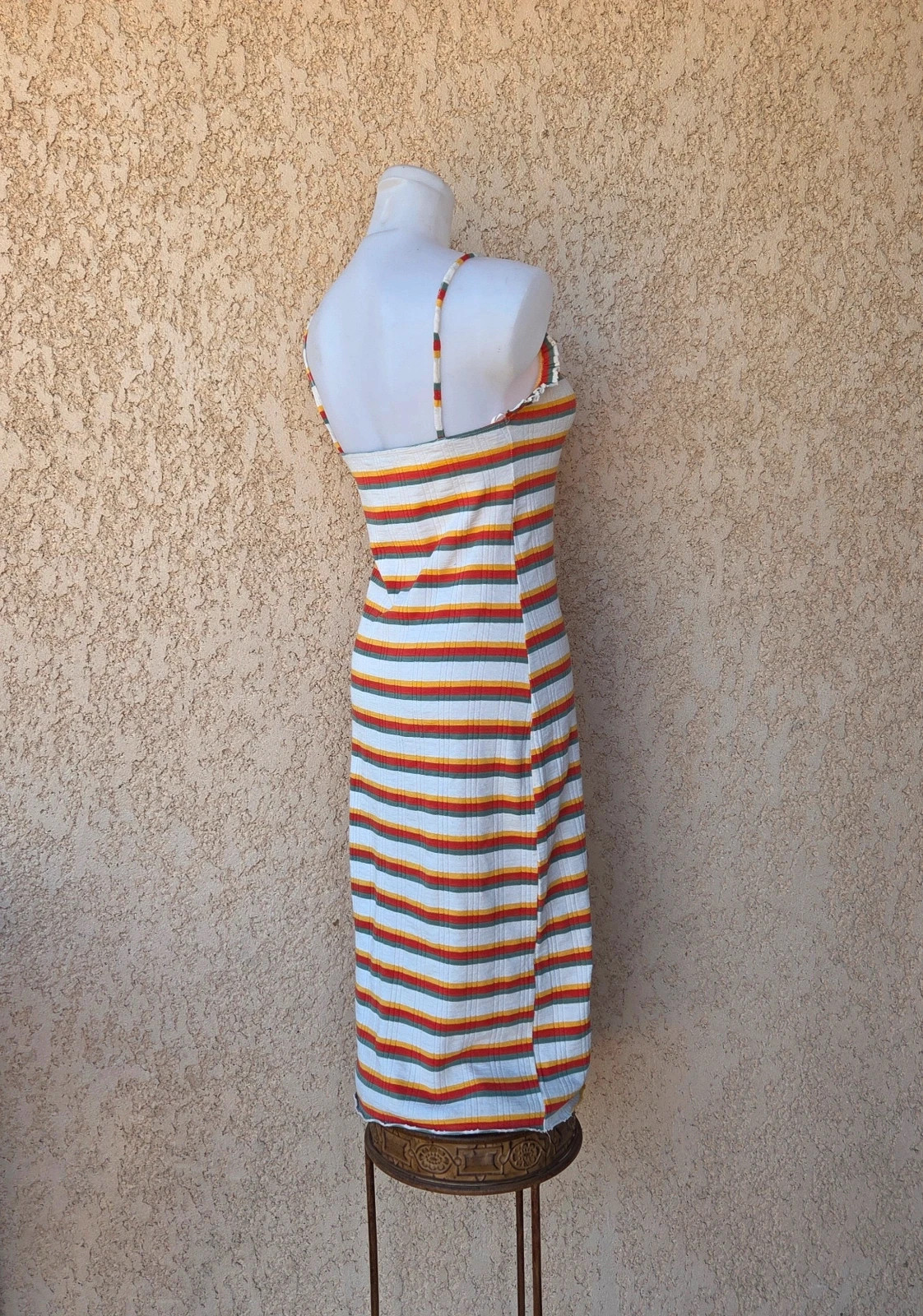 Robe a bretelles zara taille S motif rayures – Zara – taille S / 36 / 8 4