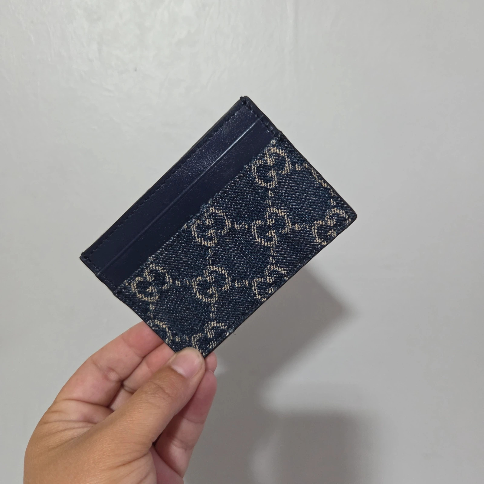 Porte carte Gucci denim jeans