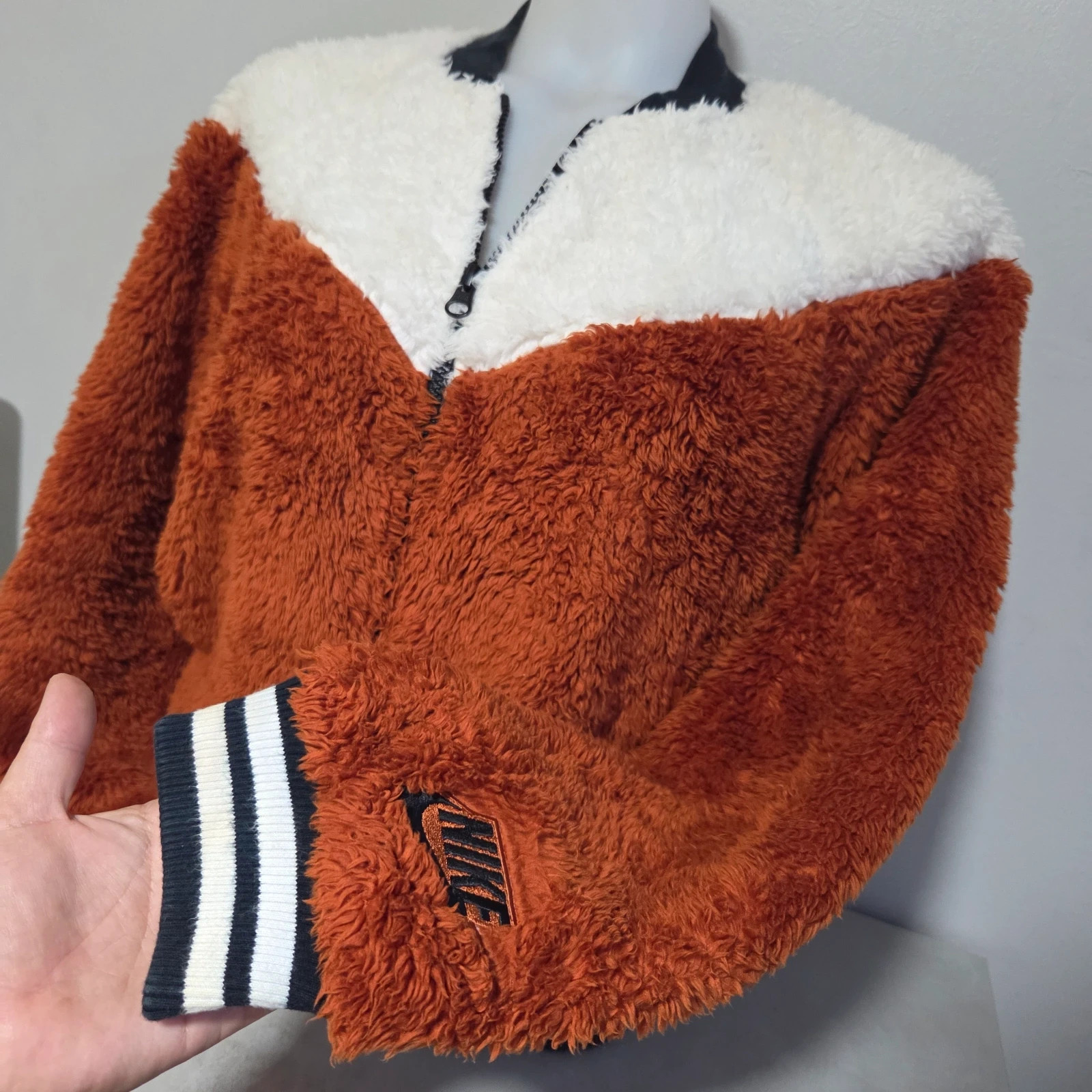 Pull sweat woody sweat-shirt veste zippé polaire nike taille S 36 – Nike – taille S / 36 / 8 3