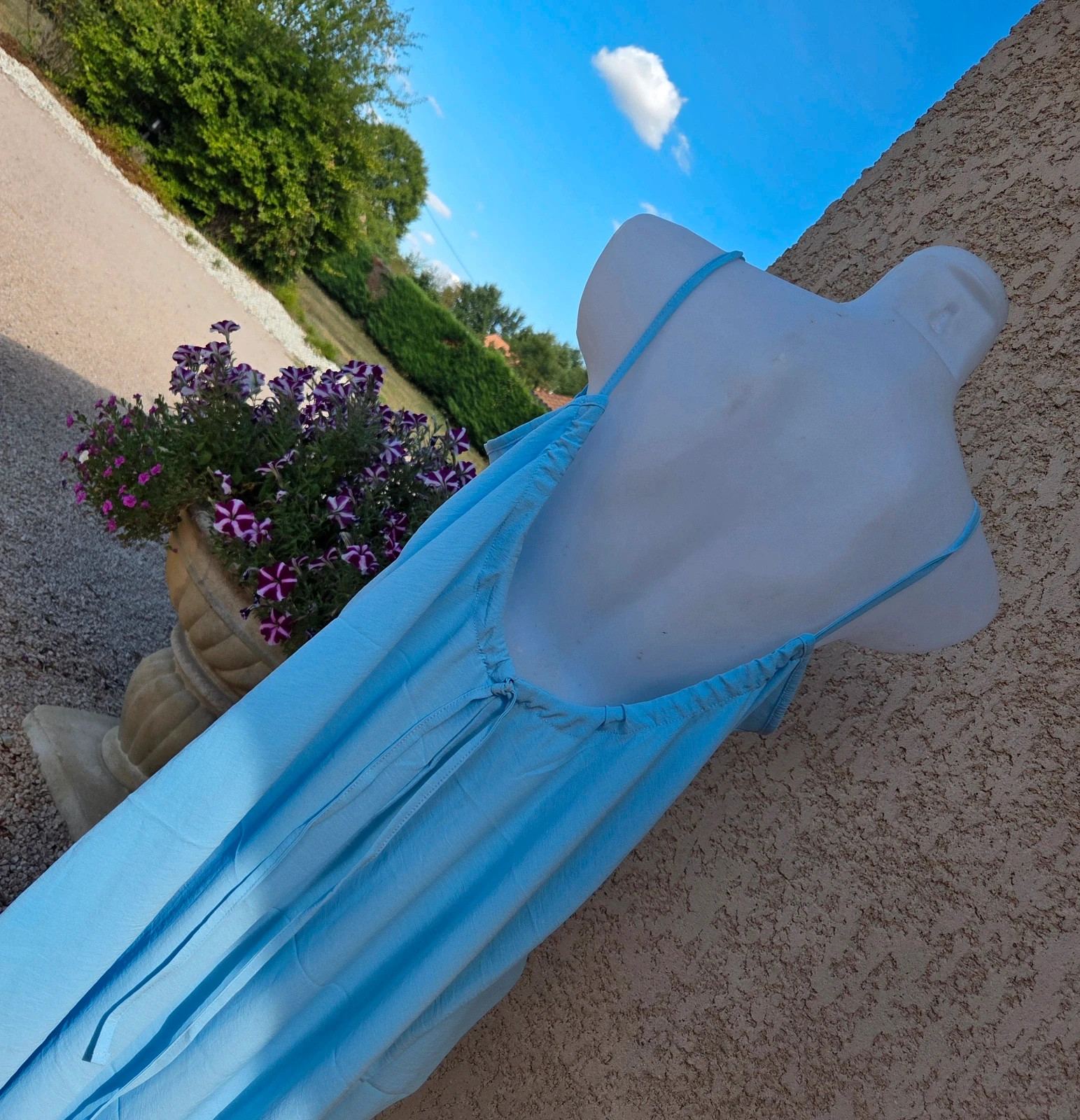 Robe longue dos nu plusieurs couleurs disponibles taille L – Tendance – taille L / 40 / 12 3