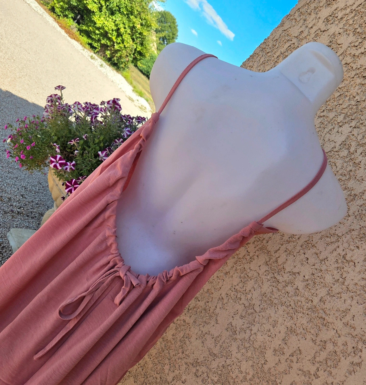 Robe longue dos nu plusieurs couleurs disponibles taille L – Tendance – taille L / 40 / 12 2