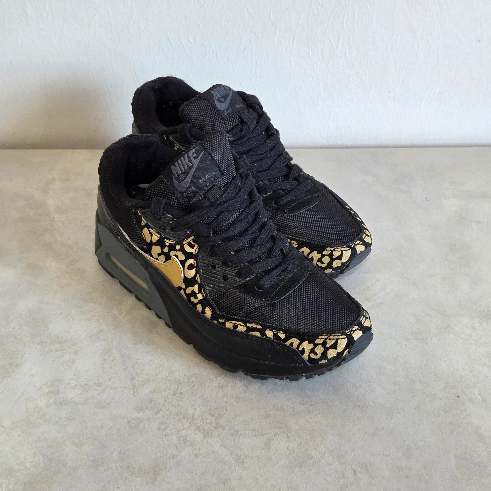 Sneakers basket trainers nike air max 90 léopard taille 37,5 – Nike – taille 37.5 5