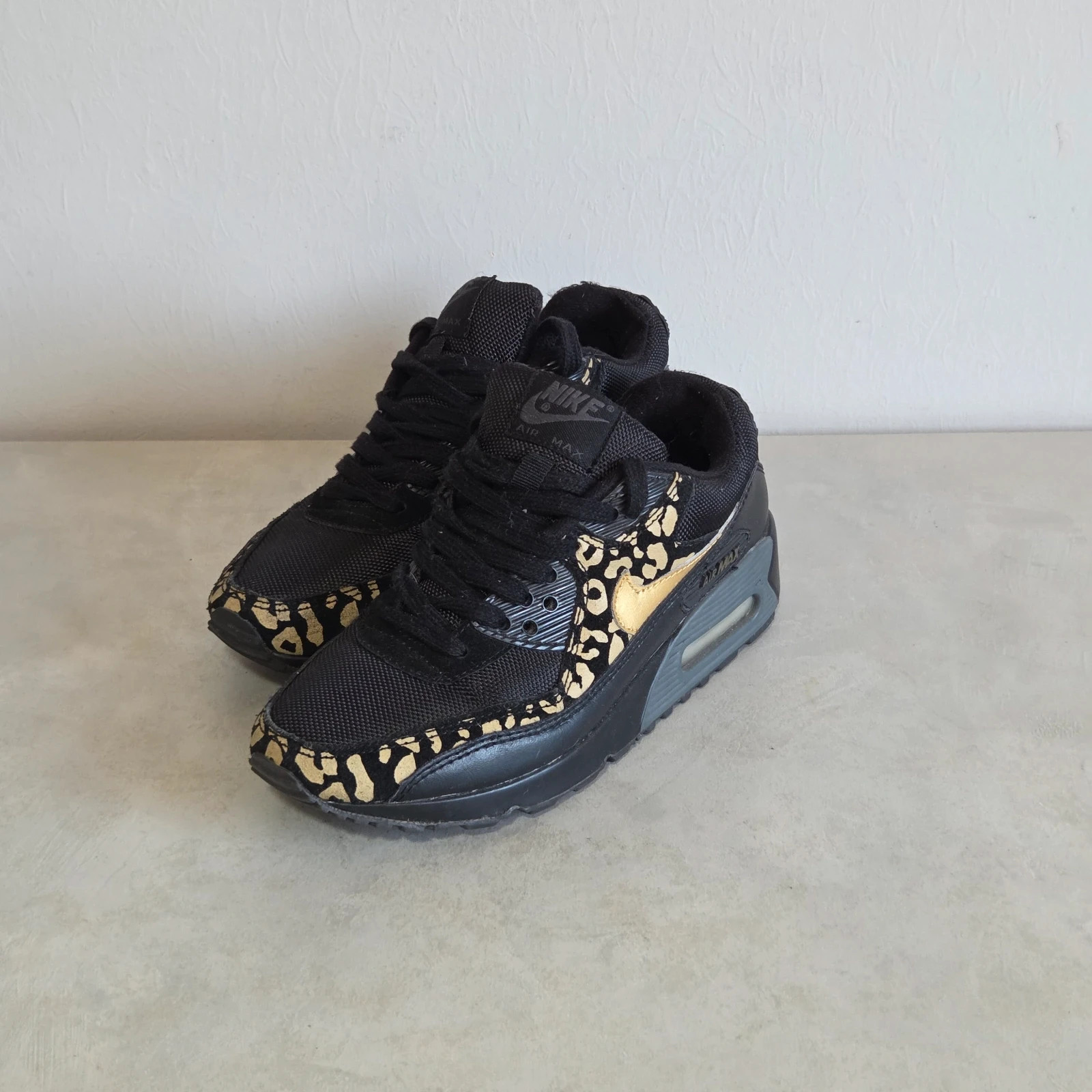 Sneakers basket trainers nike air max 90 léopard taille 37,5 – Nike – taille 37.5 4