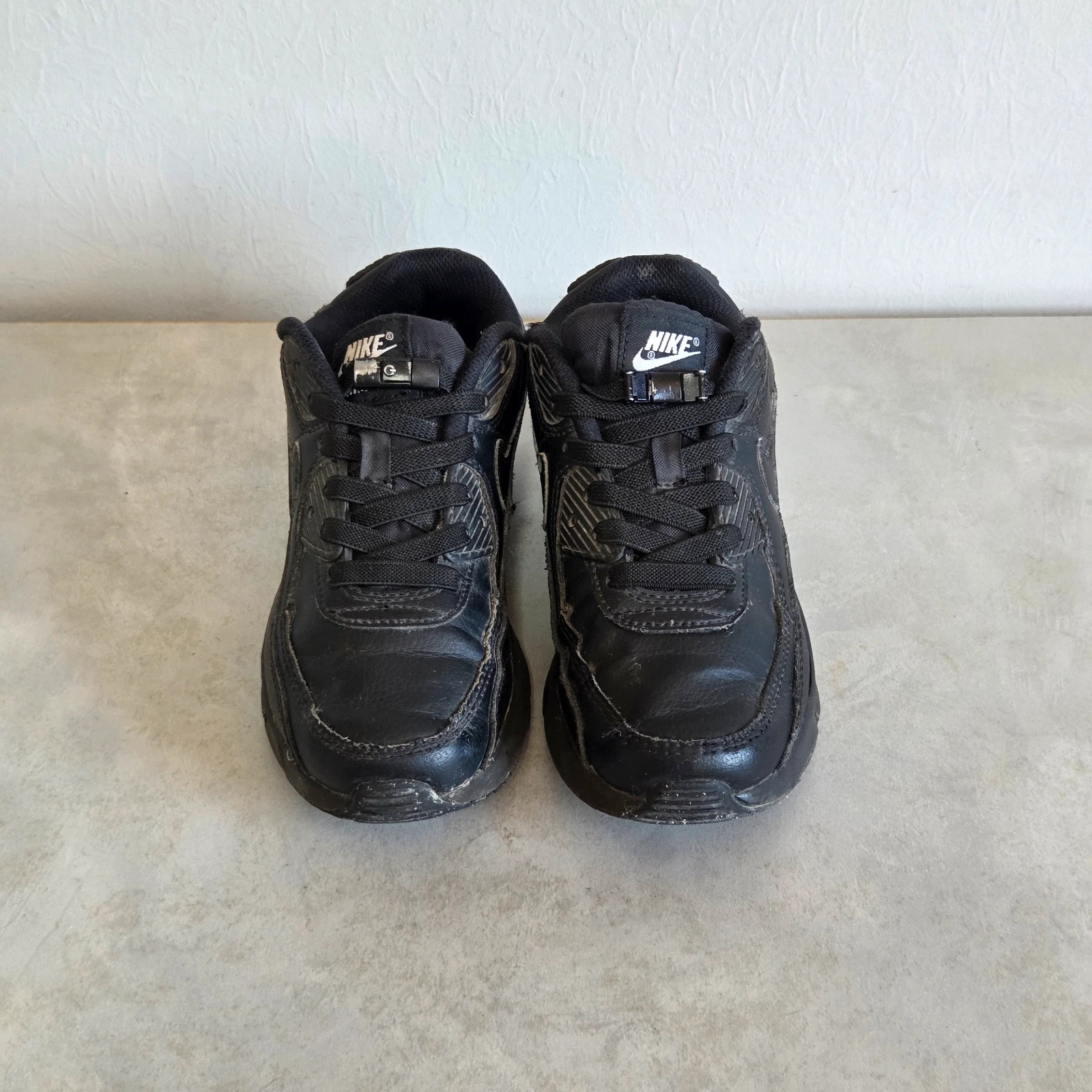 Sneakers basket trainers nike air max 90 lacets élastique enfant taille 33 noir – Nike – taille 33 2