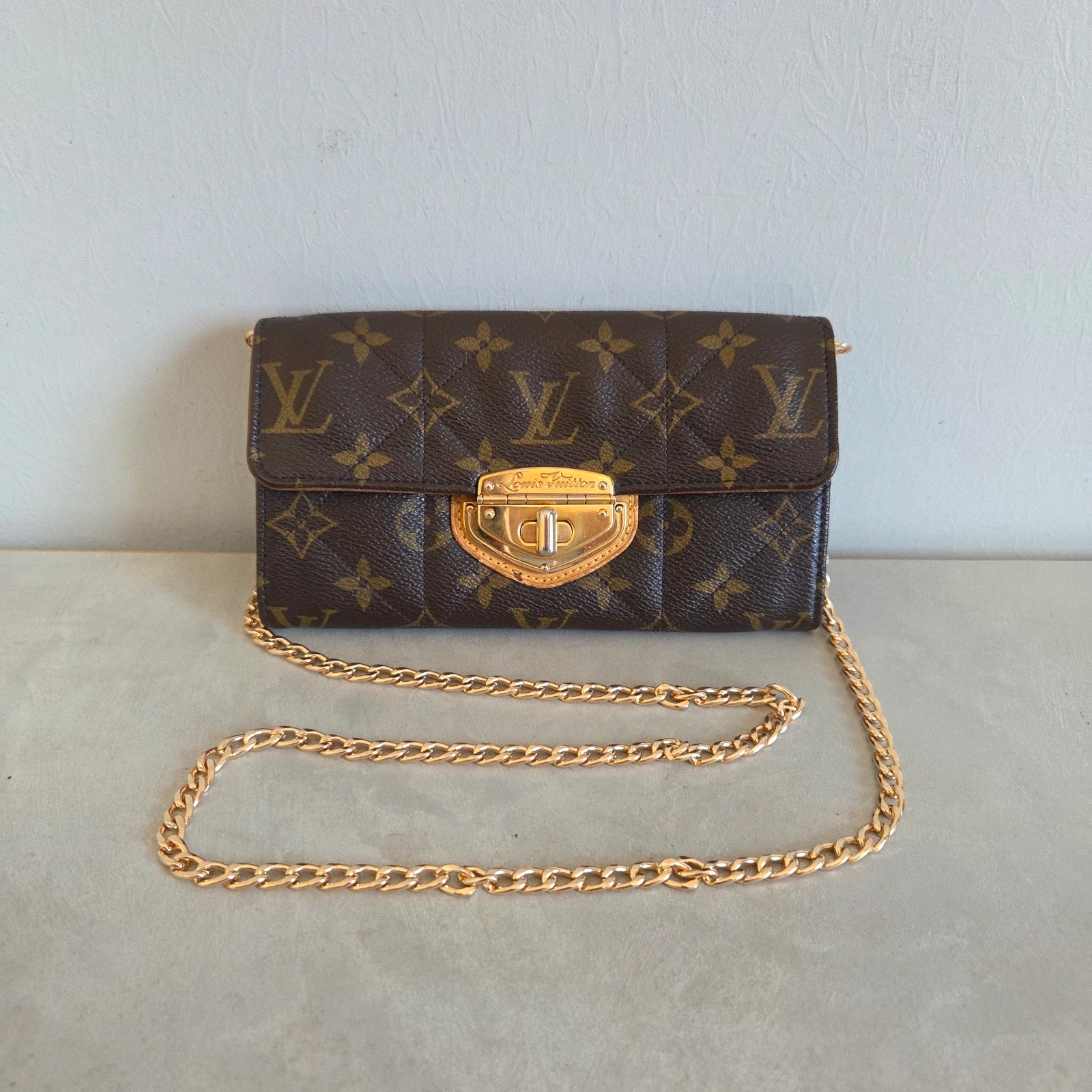 Sac a main bandoulière chaîne insert porte feuille wallet Sarah vintage – Louis Vuitton 4