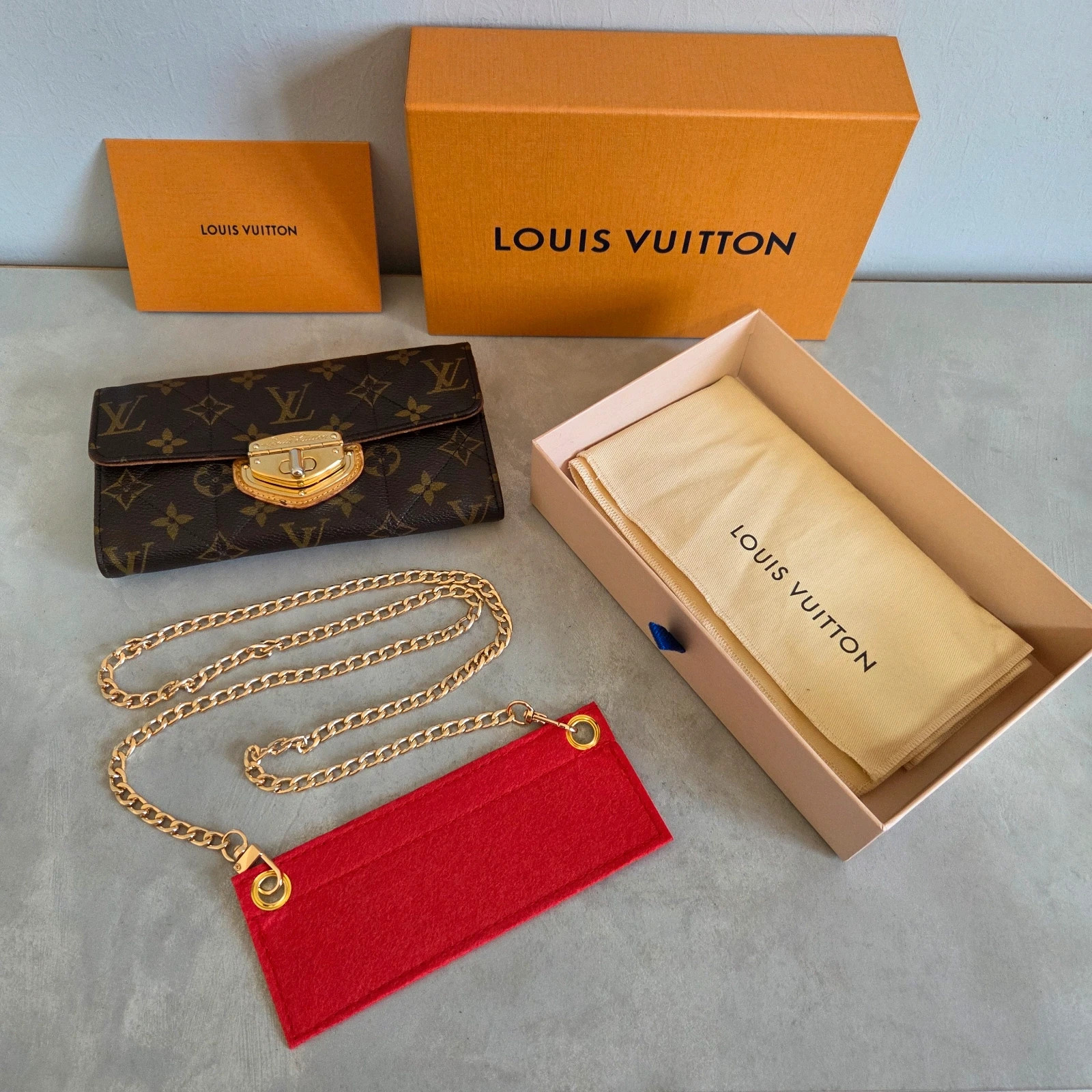 Sac a main bandoulière chaîne insert porte feuille wallet Sarah vintage – Louis Vuitton 2