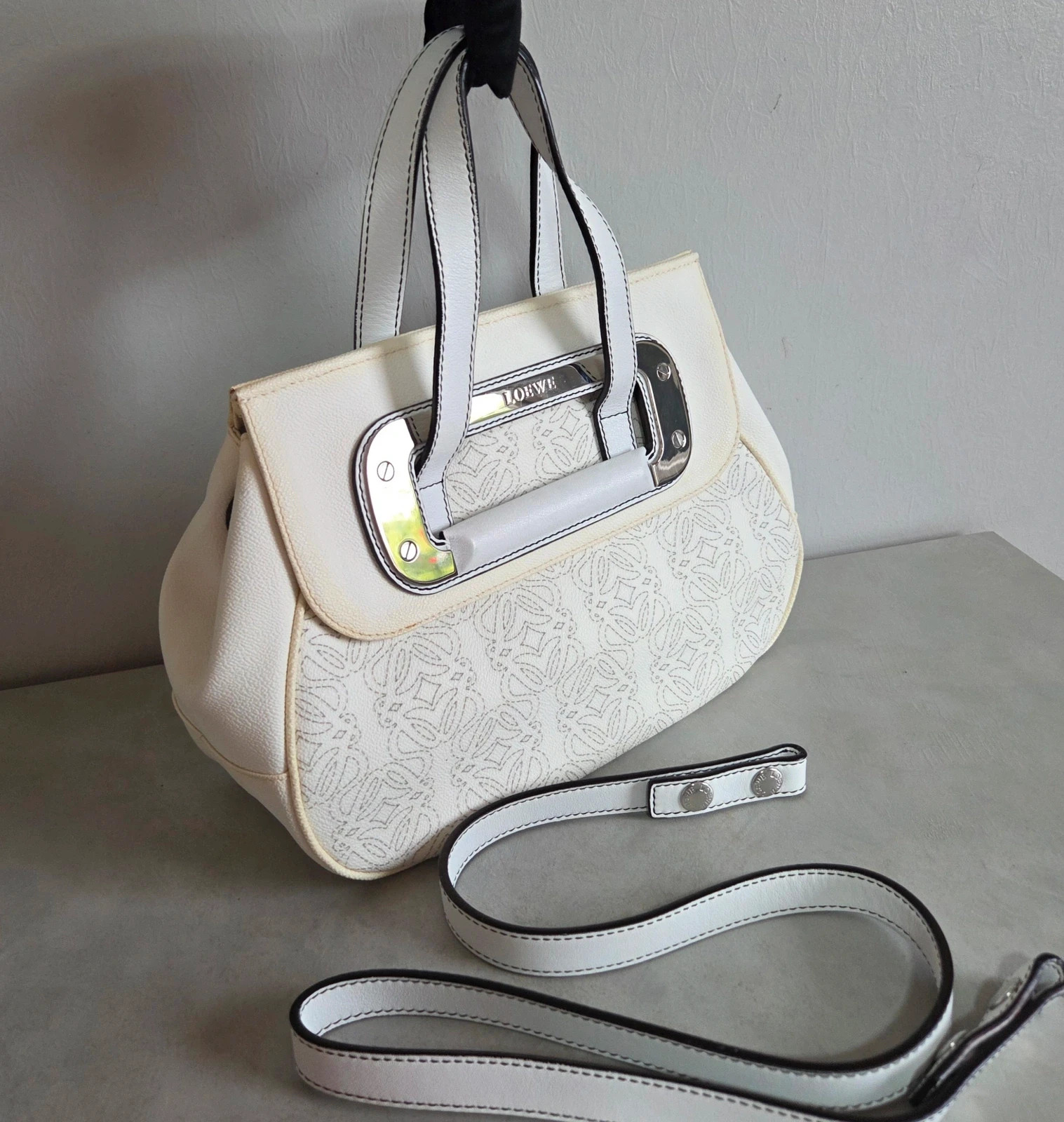 Sac a main loewe vintage crème beige – Loewe 3