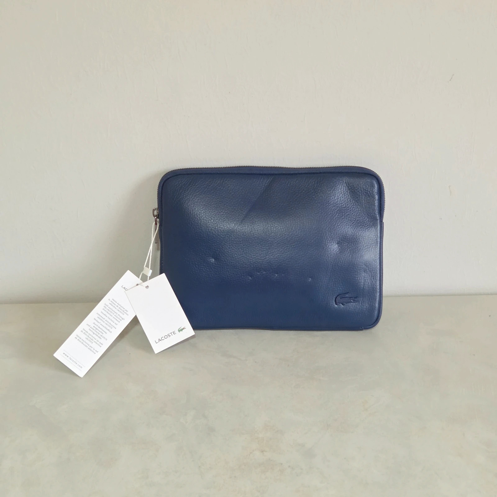 Sacoche lacoste homme femme mixte bleu neuf