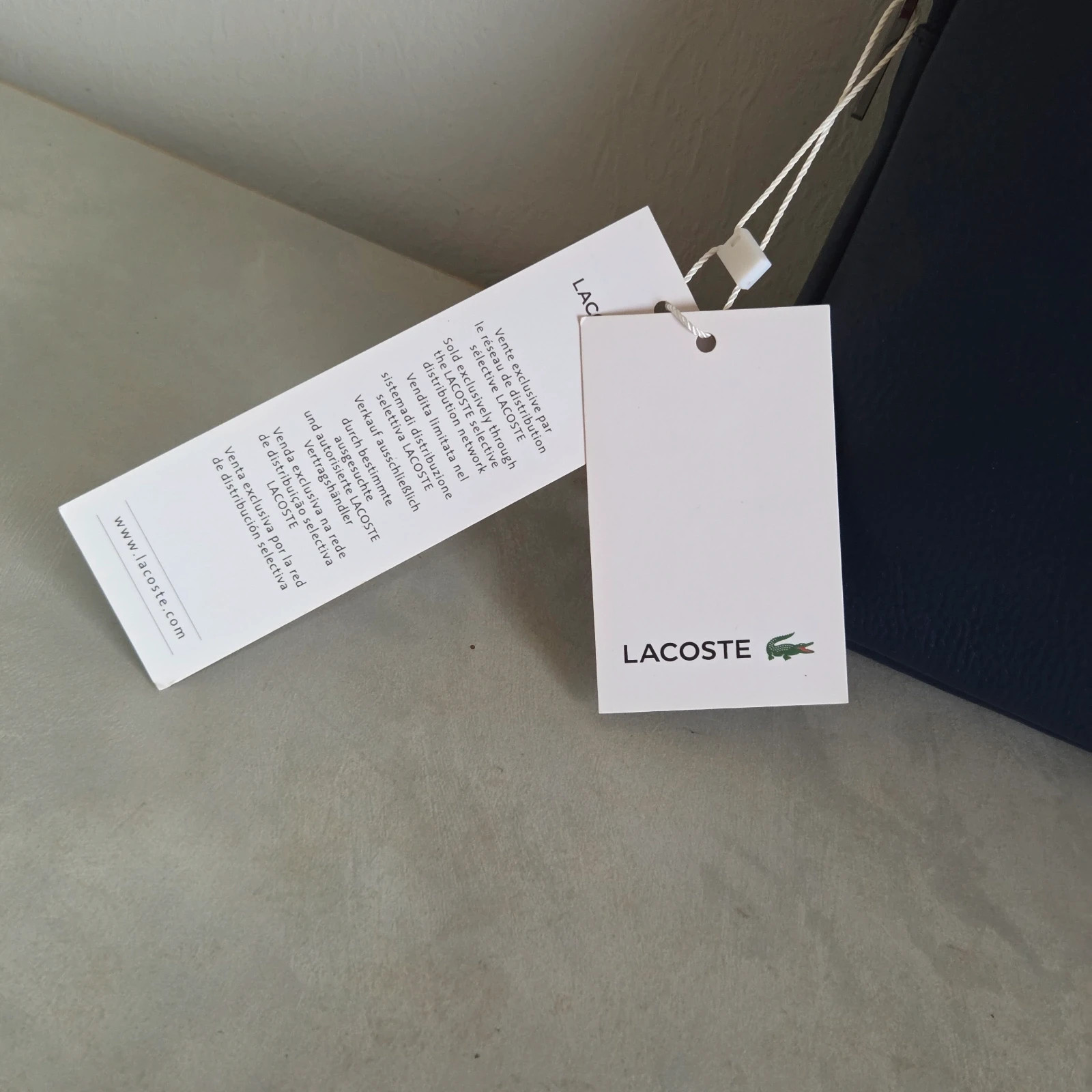 Sacoche lacoste homme femme mixte bleu neuf – Lacoste 5