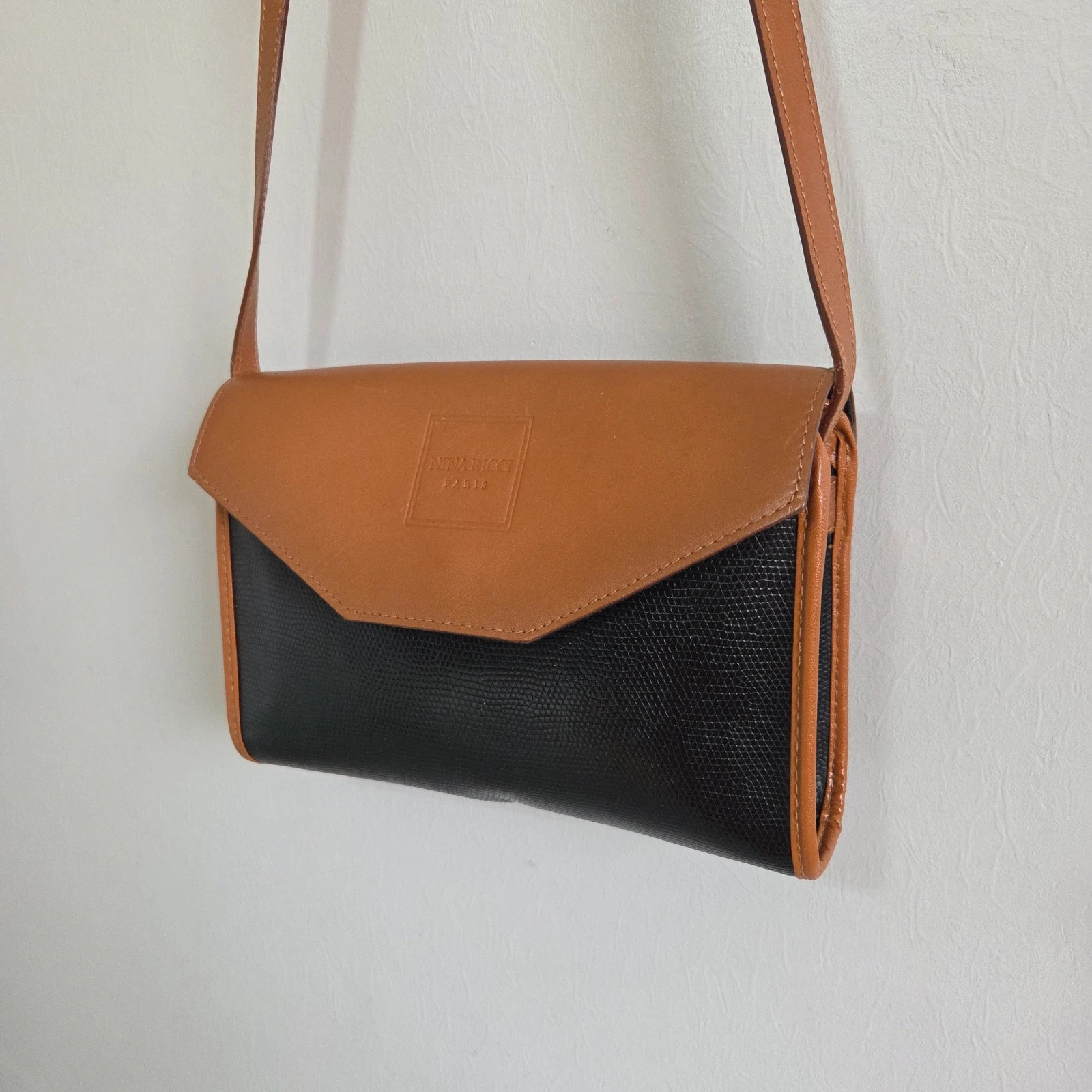 Sac a main bandoulière cuir marron noir Nina Ricci – Nina Ricci 2