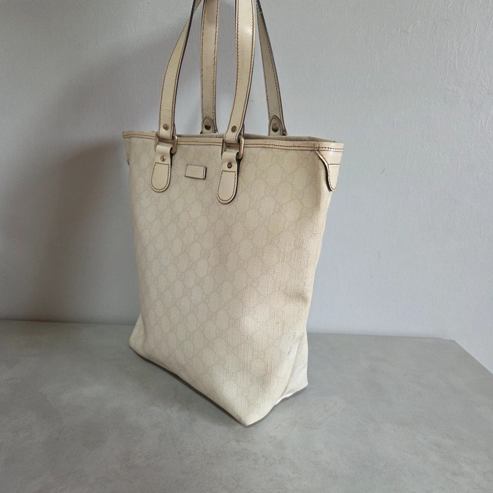 Grand Sac à main cabas sac fourre tout Gucci vintage – Gucci 2