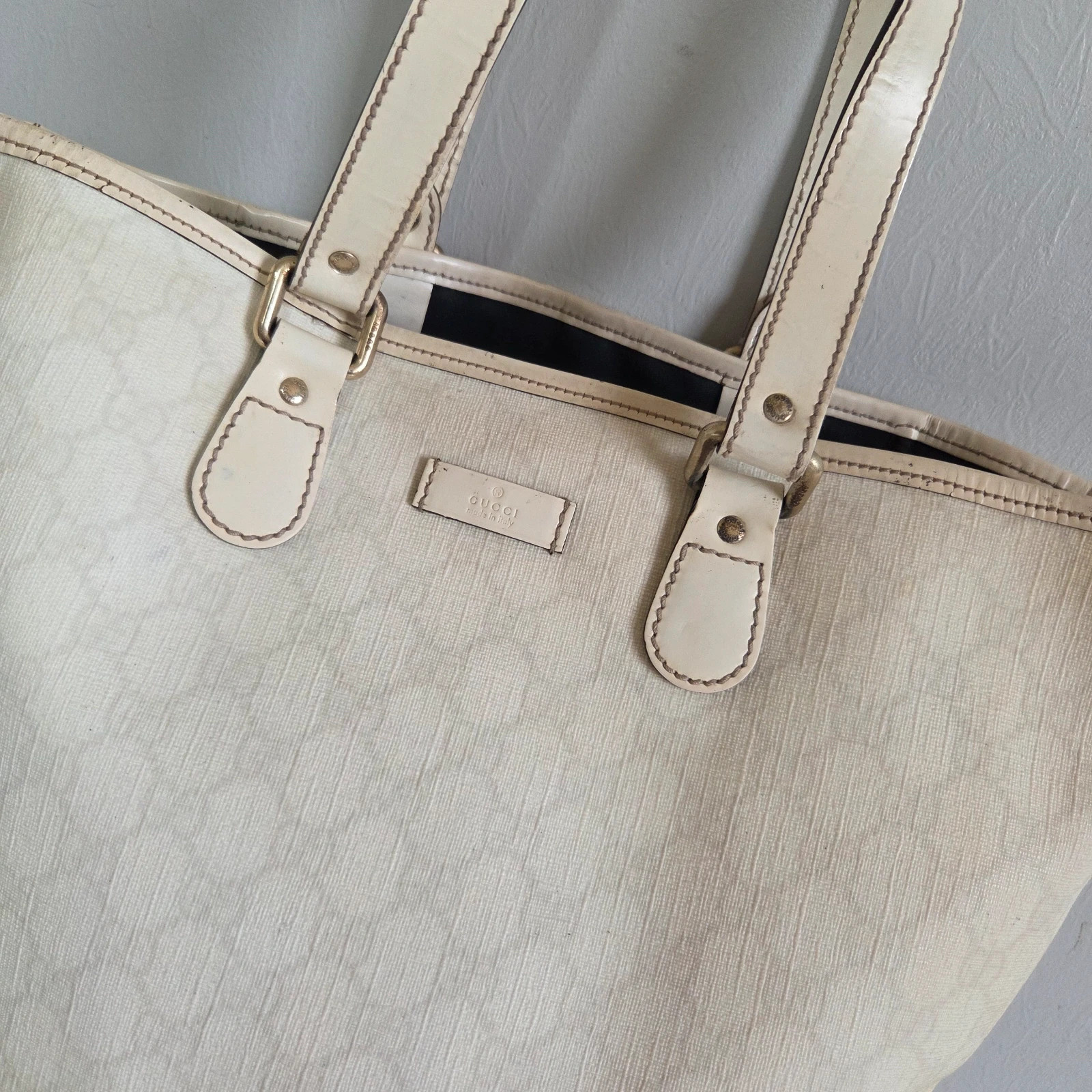 Grand Sac à main cabas sac fourre tout Gucci vintage – Gucci 5