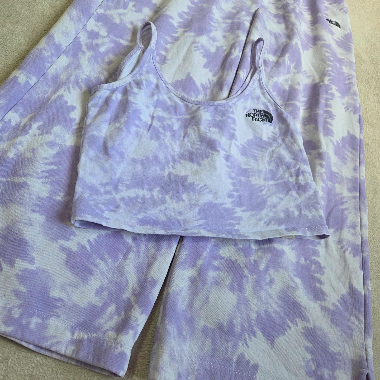 Ensemble survêtement jogging crop top the north face taille L tayenday blanc lila – The North Face – taille L / 40 / 12 3